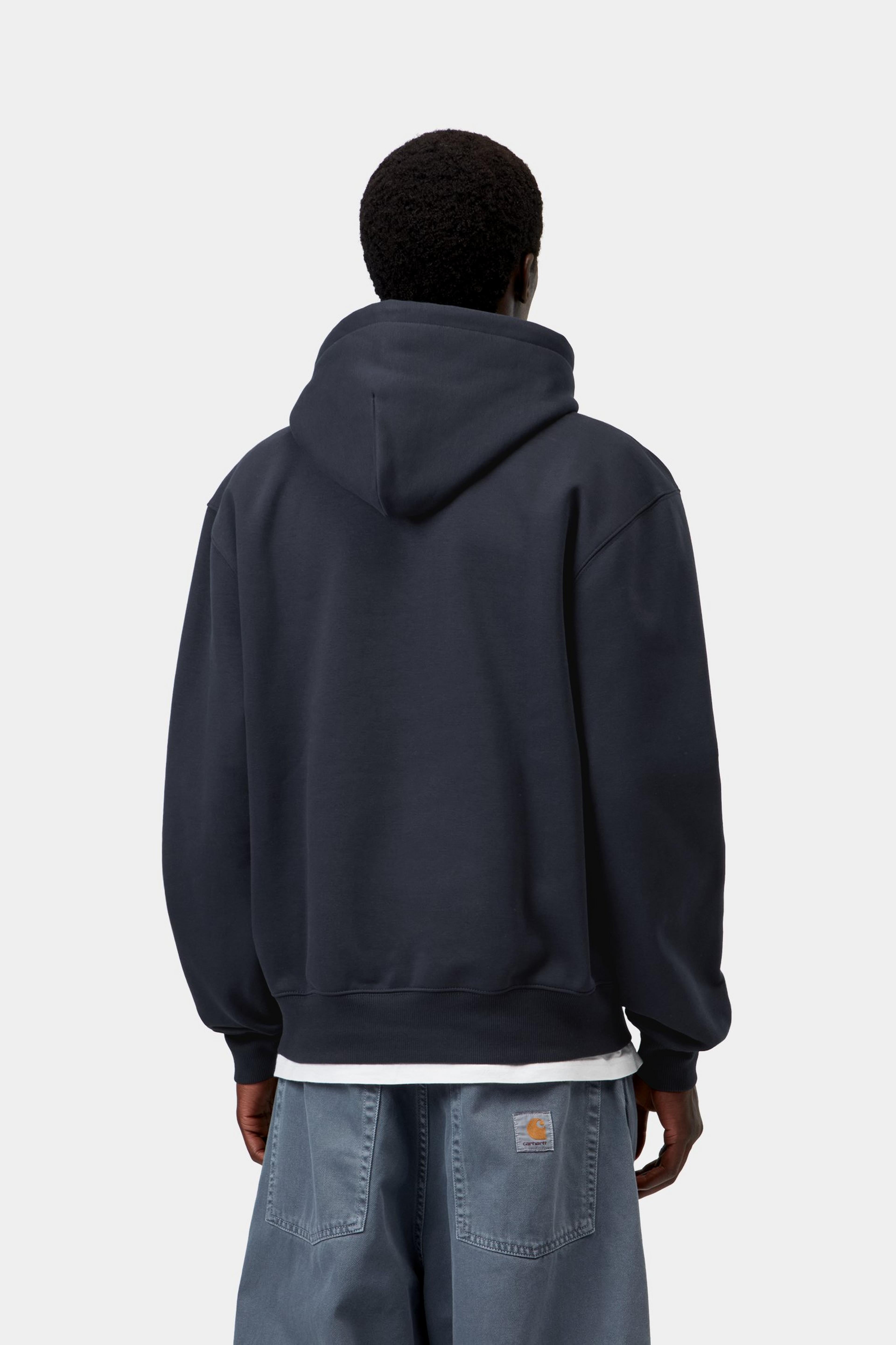 Hooded Carhartt Sweat - Dark Navy / Dark Scarab 3