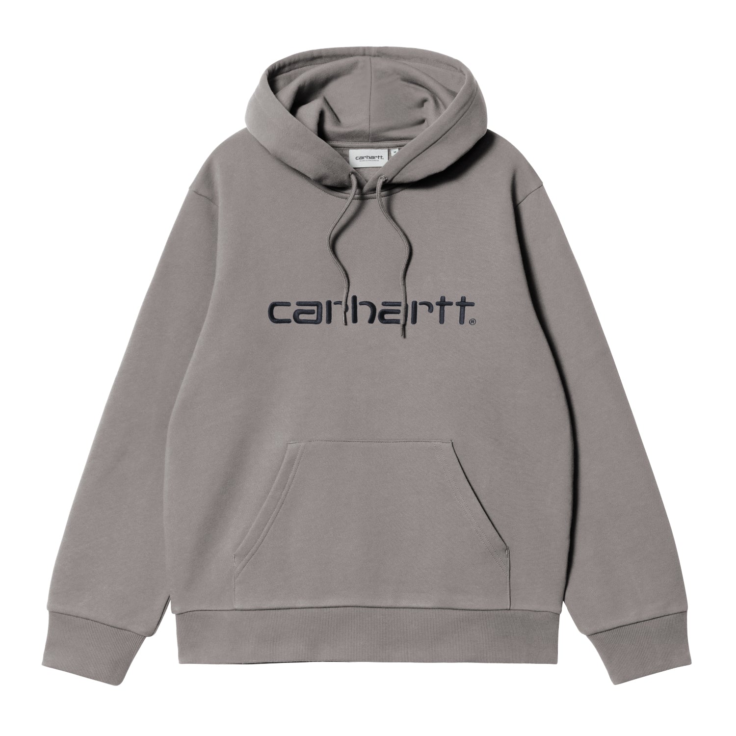 Hooded Carhartt Sweat - Shady Grey / Dark Navy 1