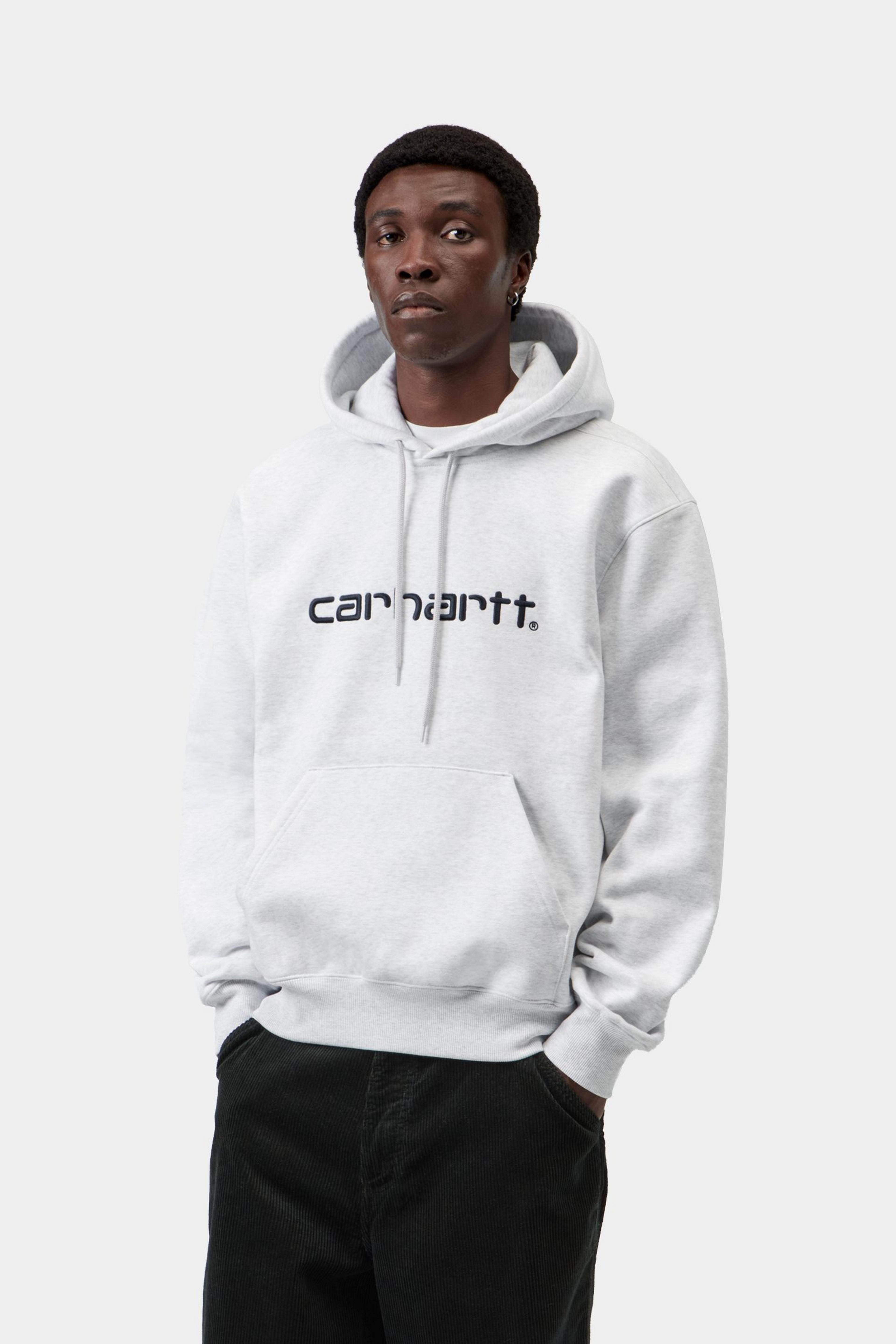 Hooded Carhartt Sweat - Ash Heather / Graphite 2