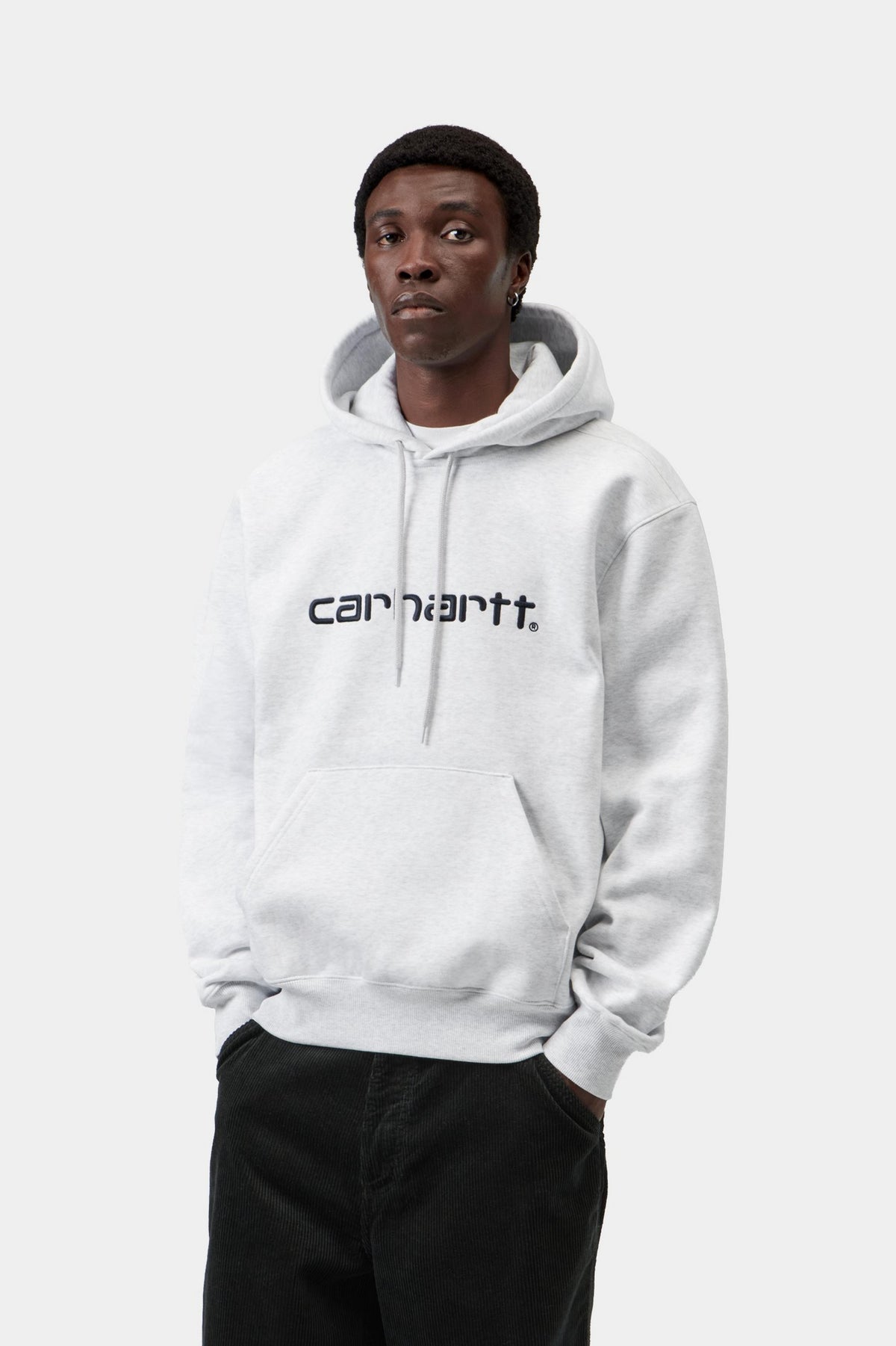 Hooded Carhartt Sweat - Ash Heather / Graphite