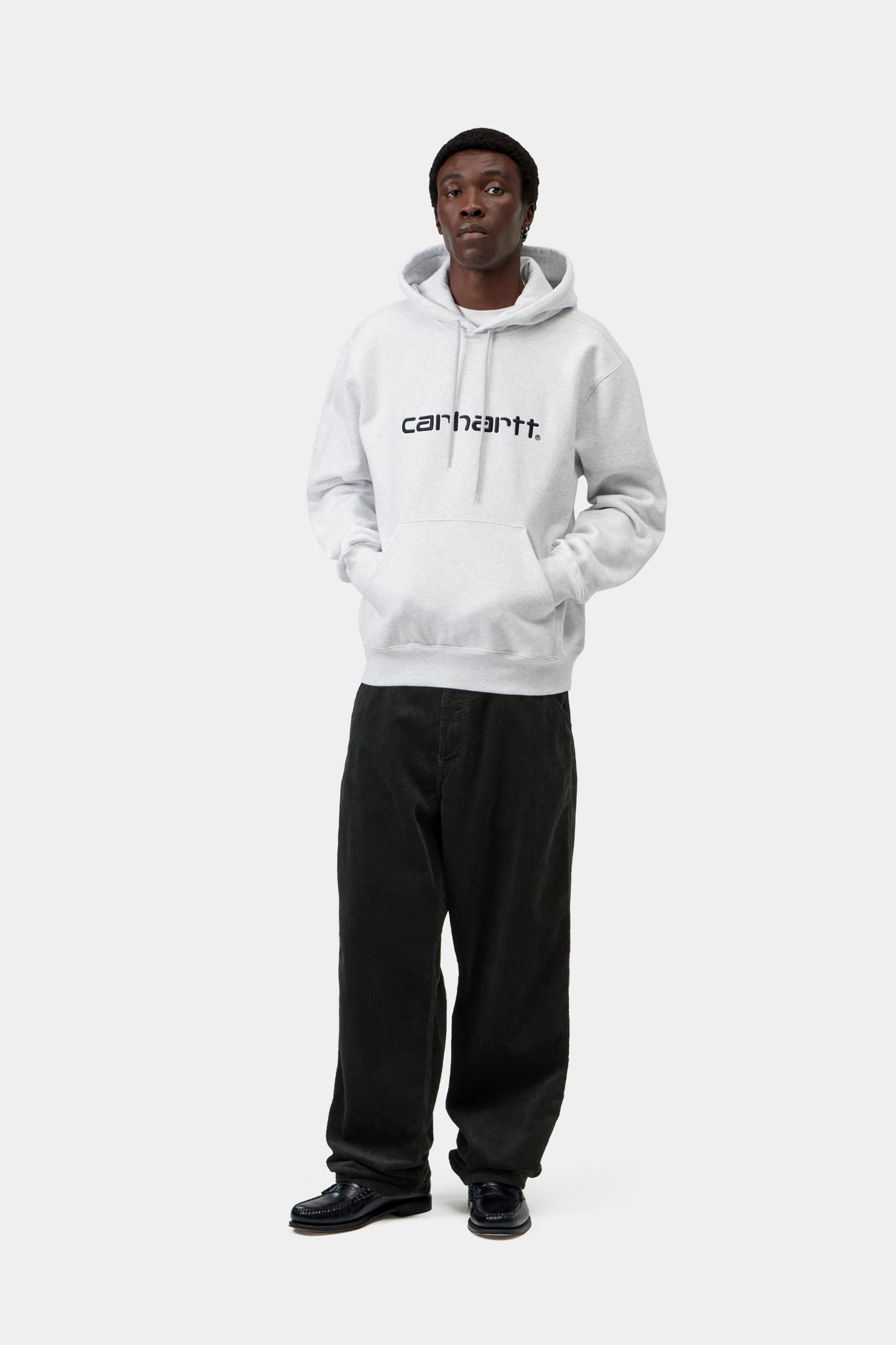 Hooded Carhartt Sweat - Ash Heather / Graphite 4