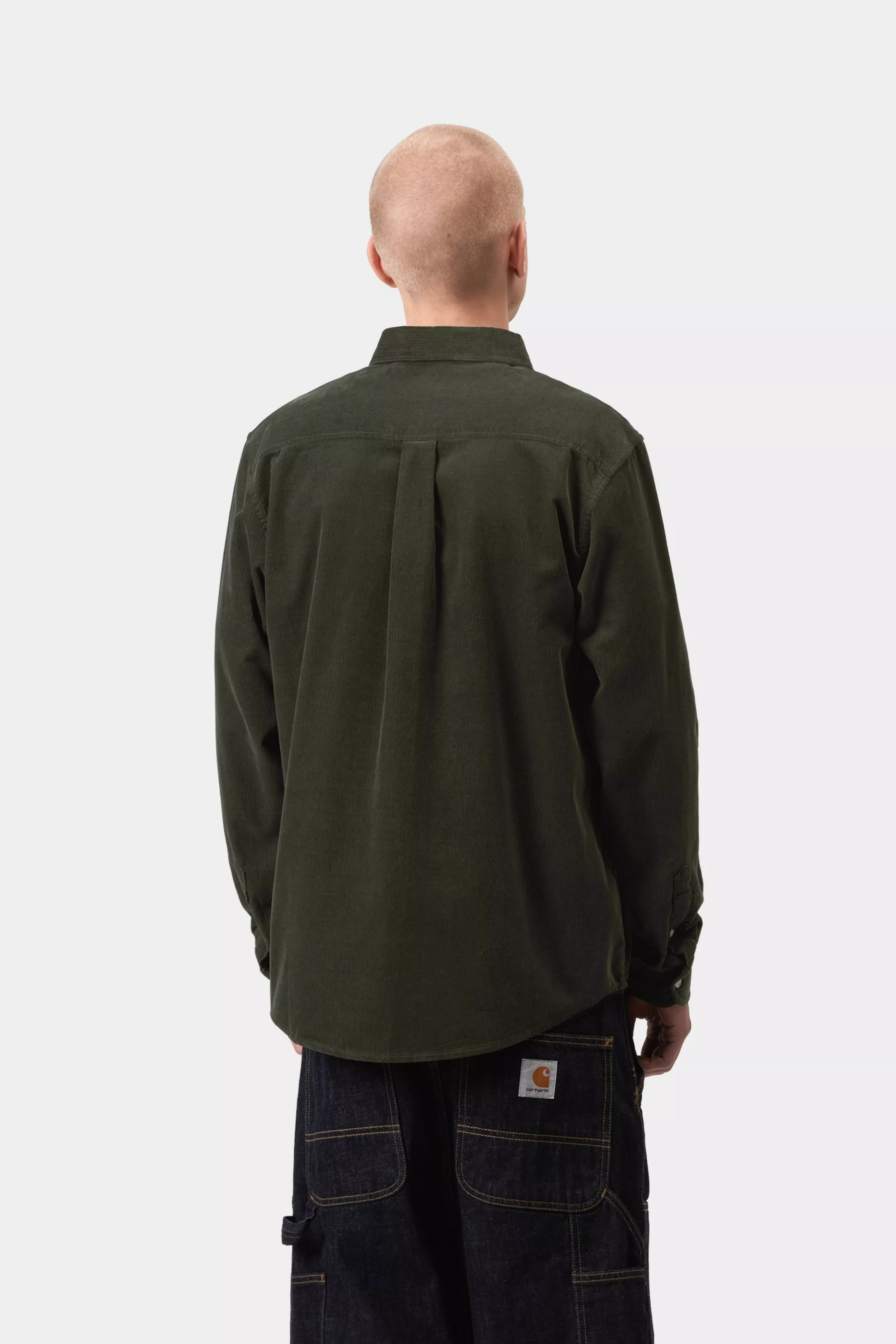 L/S Madison Fine Cord Shirt - Opuntia / Wax 3