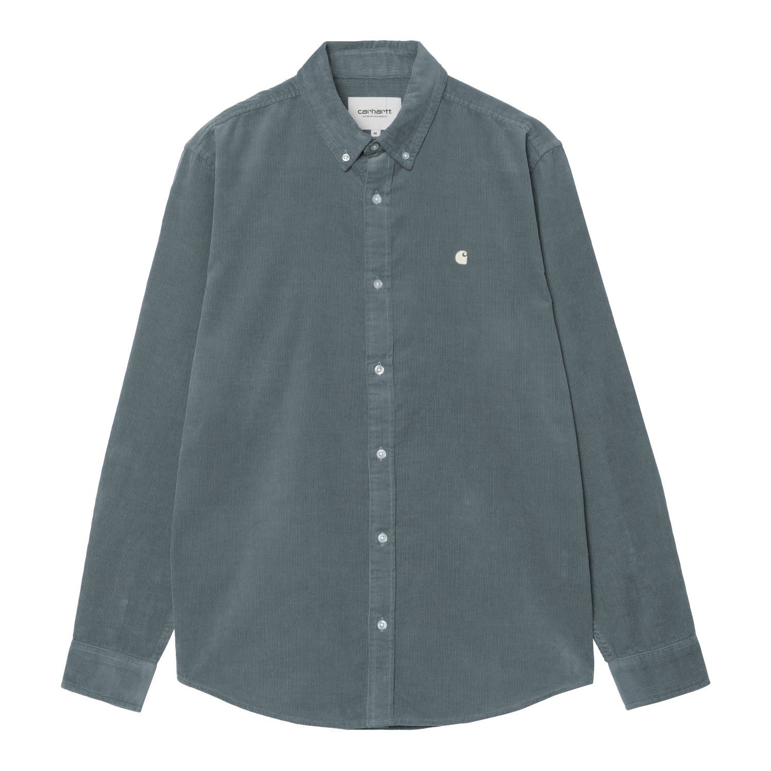 L/S Madison Fine Cord Shirt - Cozy Blue / Wax