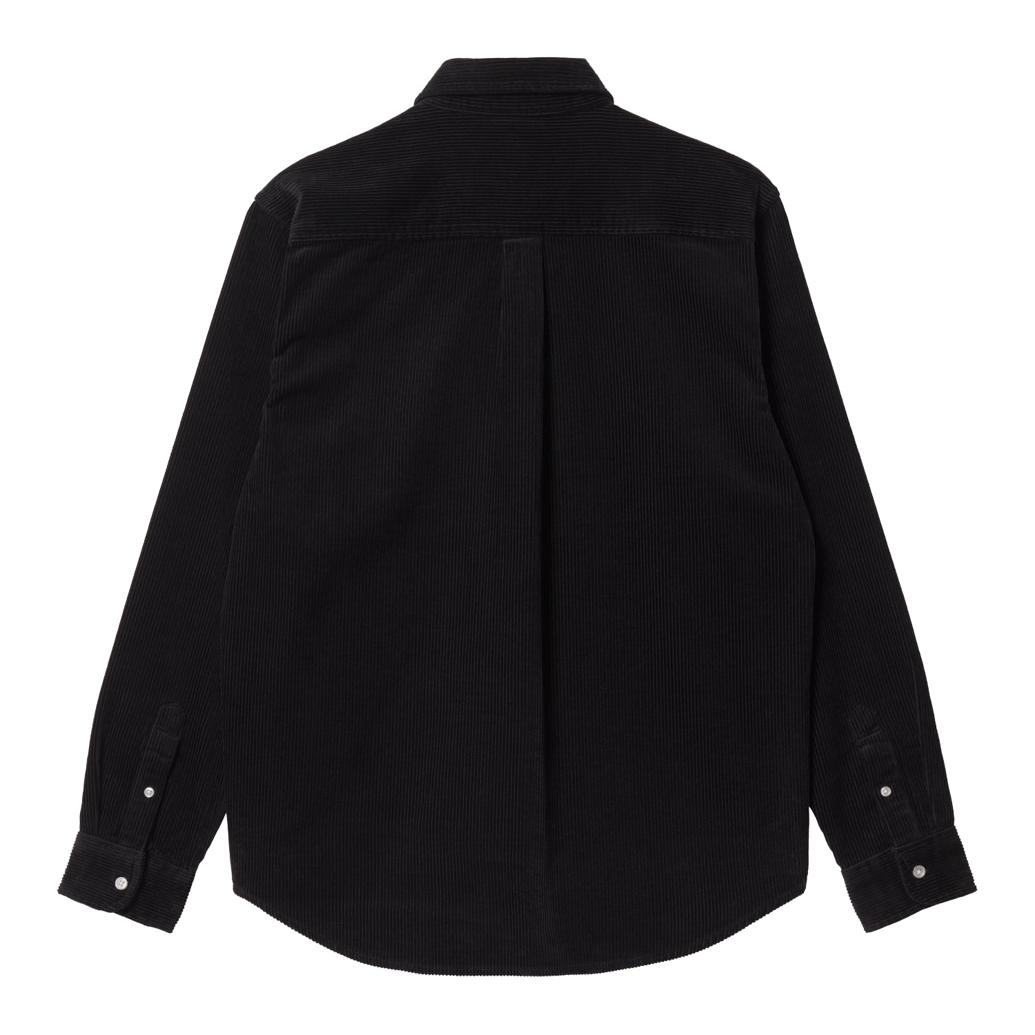 L/S Madison Fine Cord Shirt - Black / Wax