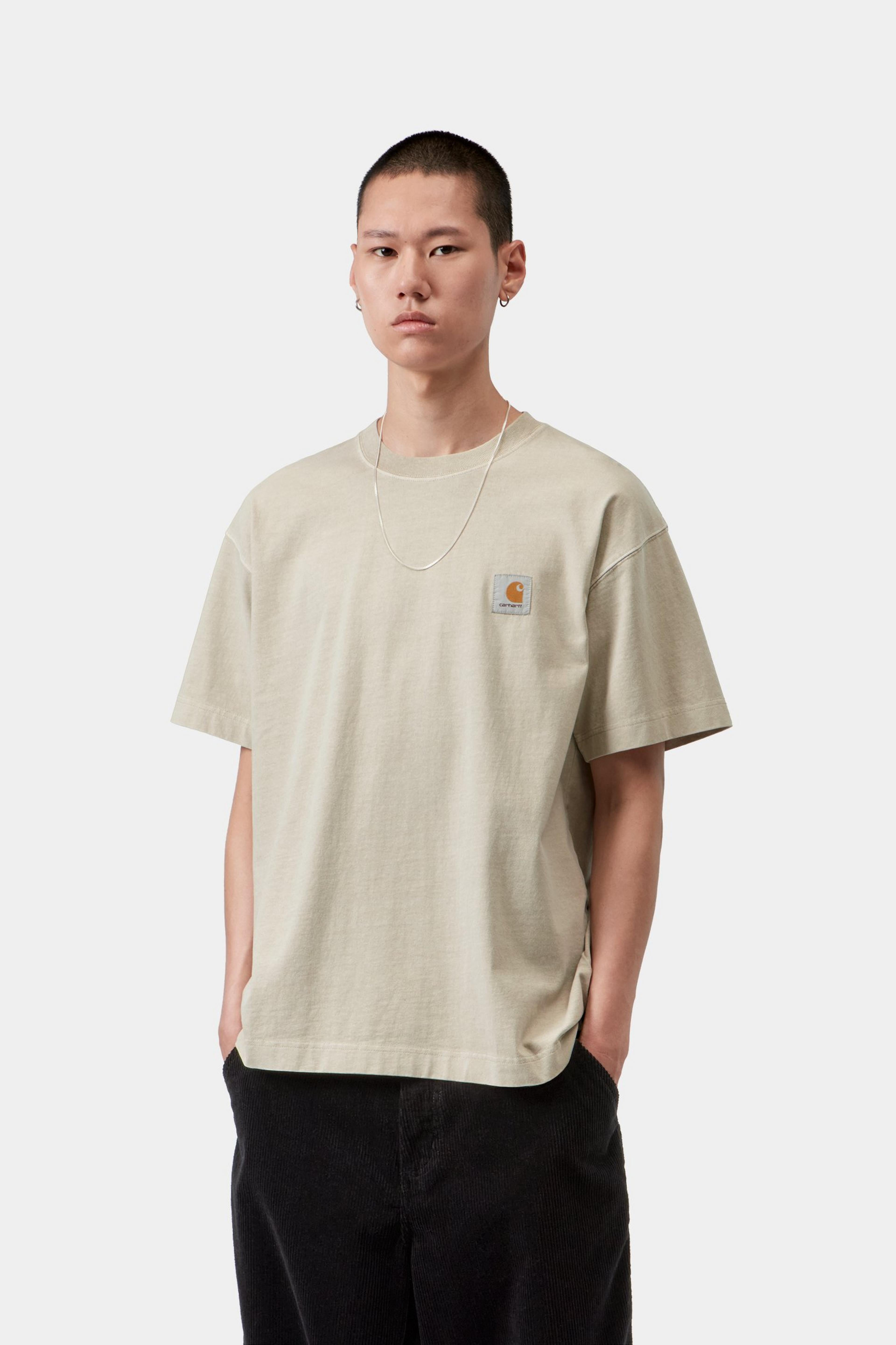 S/S Vista T-Shirt - Fleur De Sel, Garment dyed 2