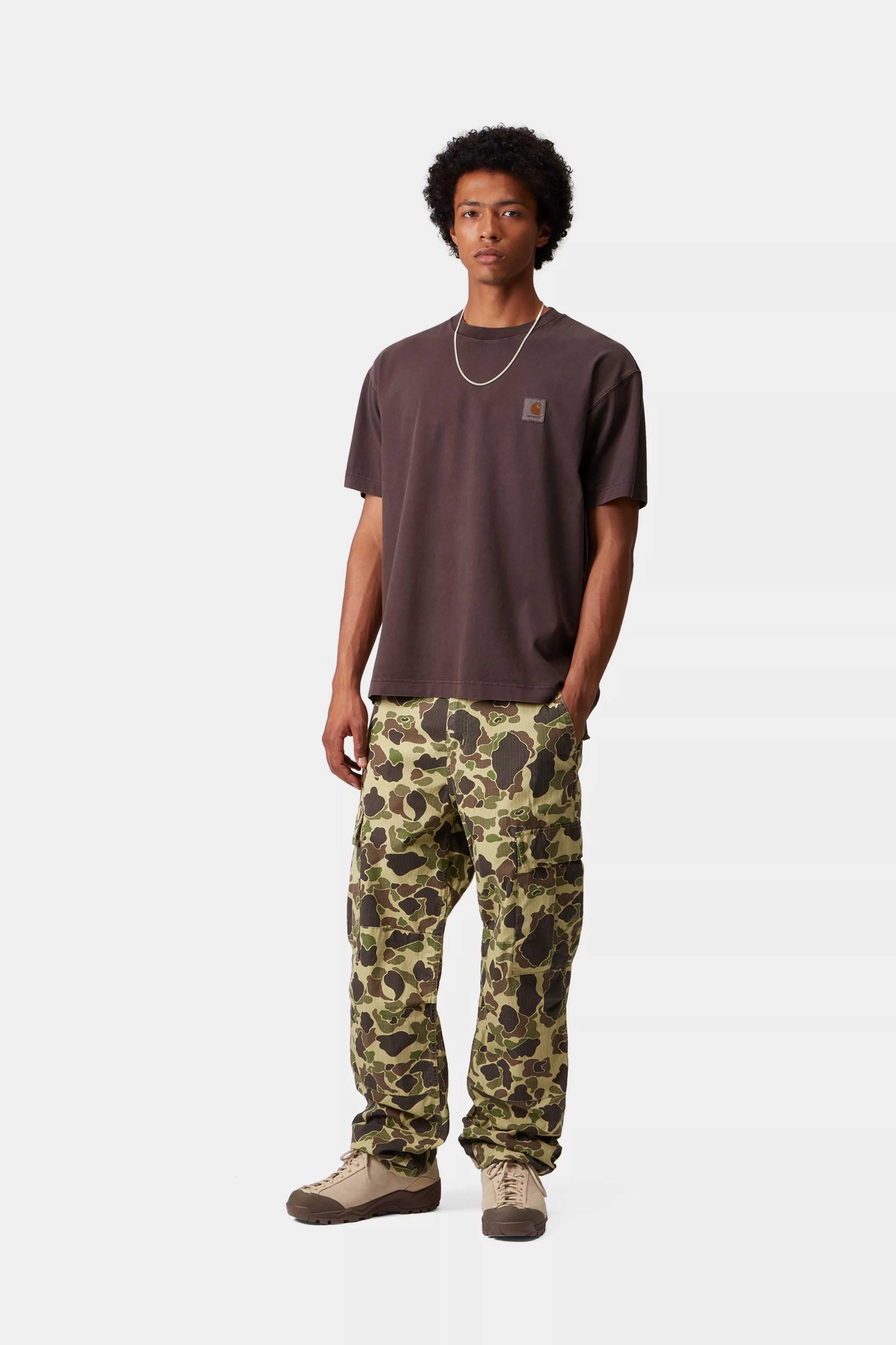 S/S VISTA T-SHIRT  - Palisander (garment dyed)