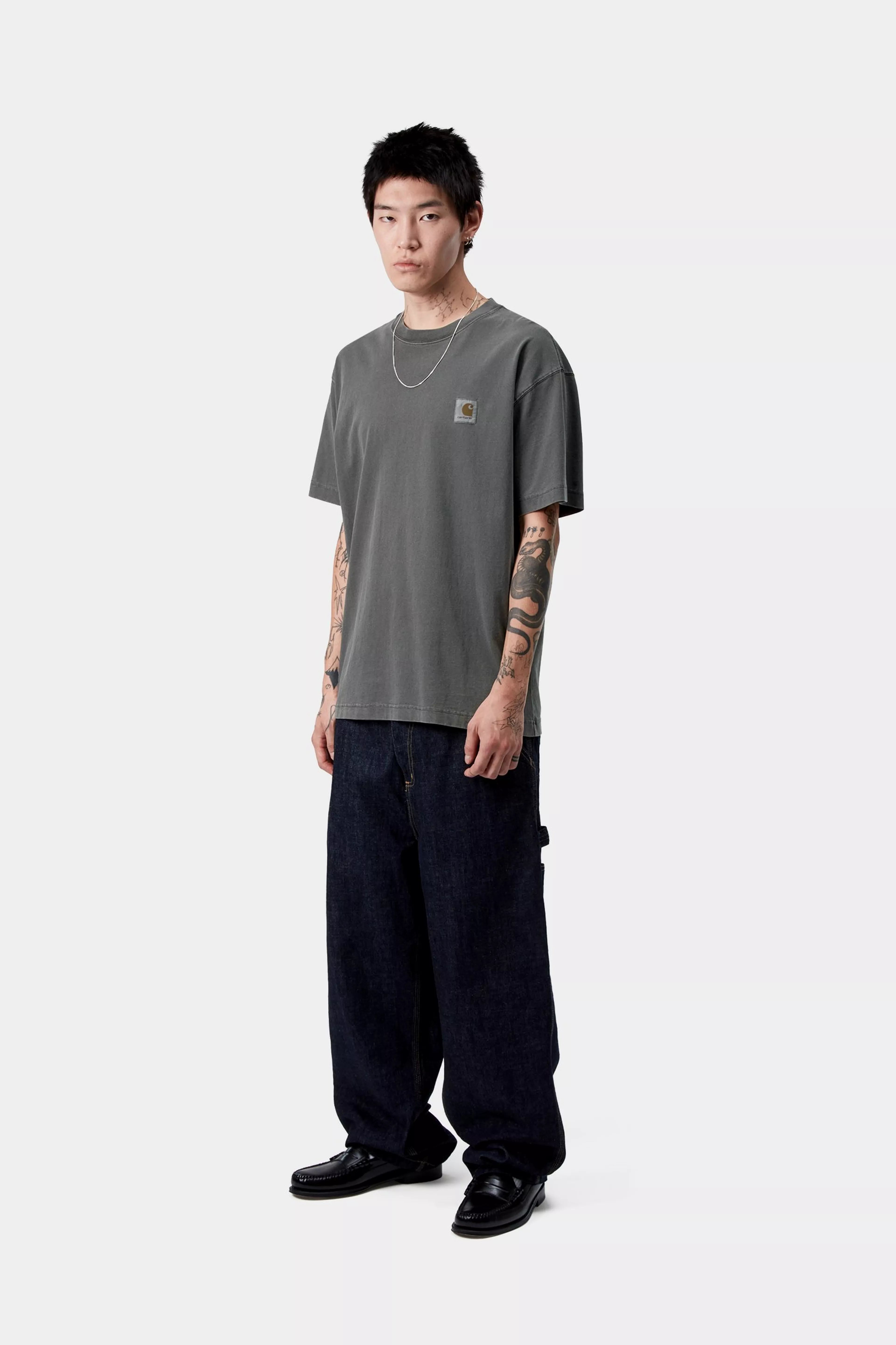 S/S VISTA T-SHIRT  - Black (garment dyed)