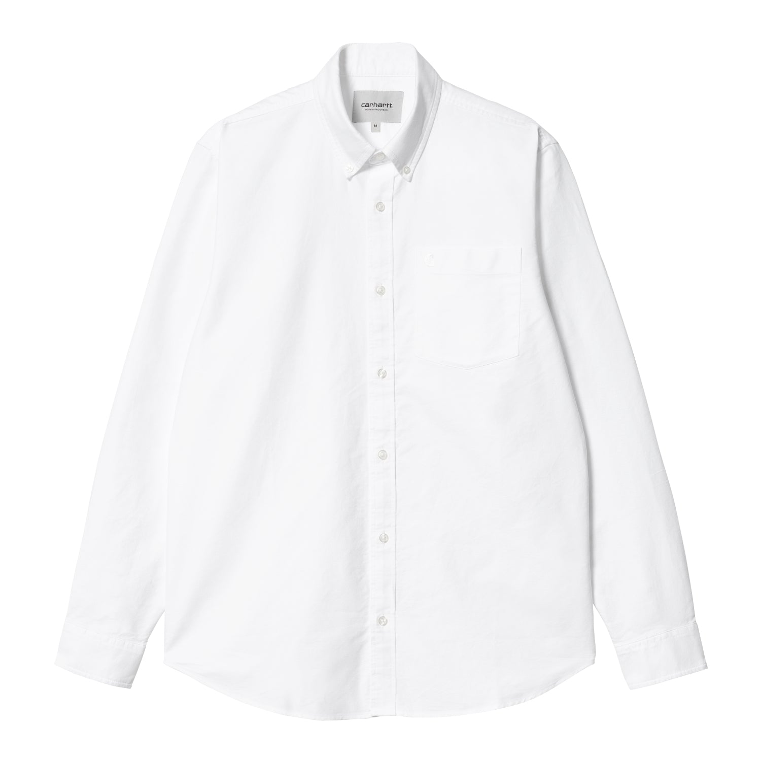 L/S C-Logo Shirt - White / White