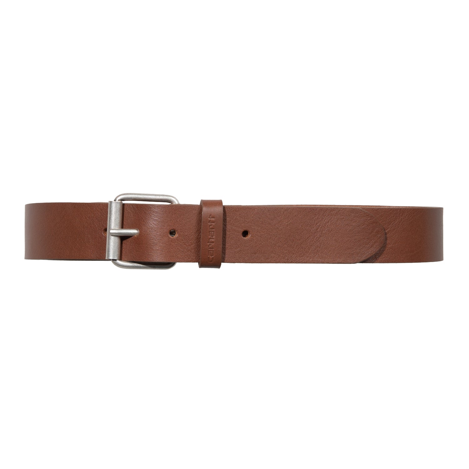 SCRIPT BELT  - Cognac / Silver