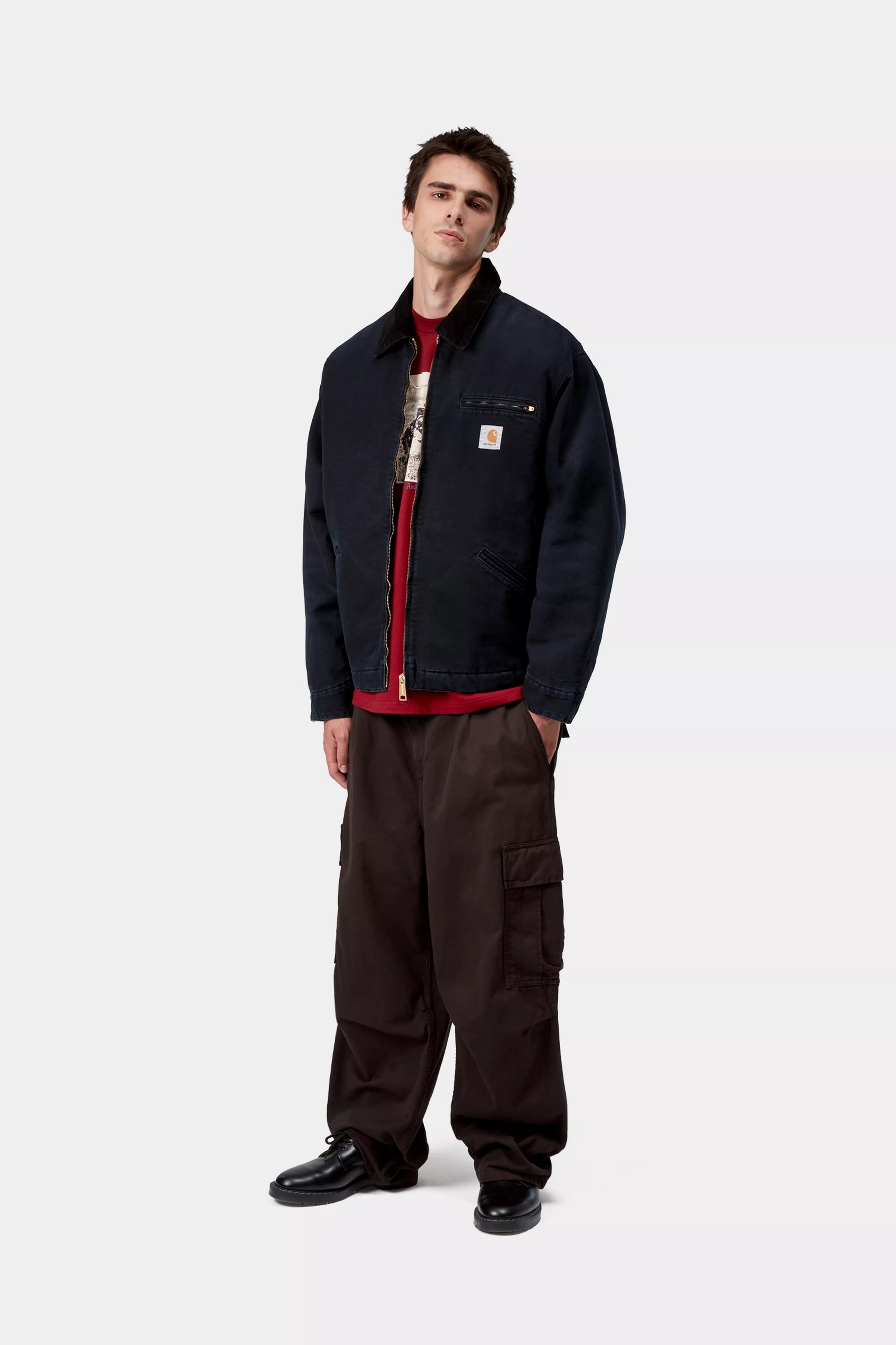 COLE CARGO PANT  - Palisander (garment dyed)