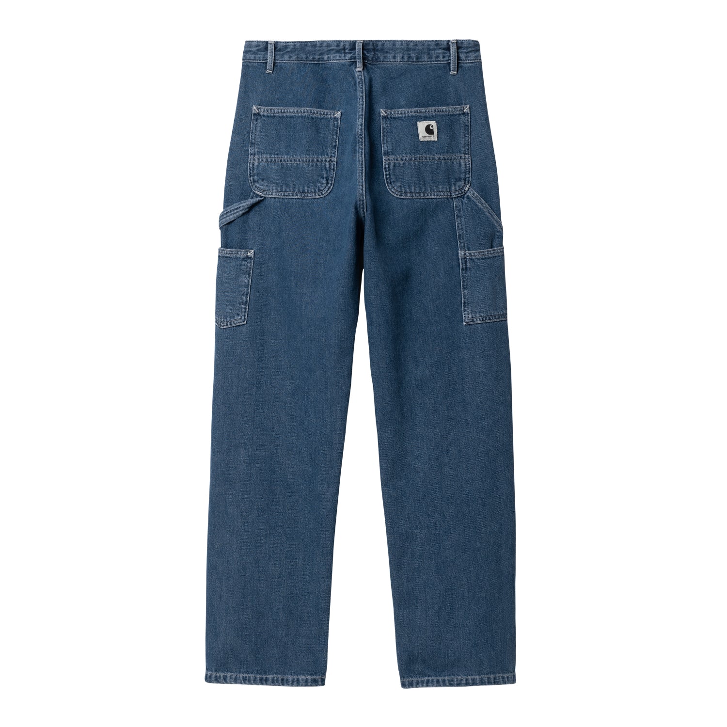 W' PIERCE PANT STRAIGHT - Blue (stone washed)