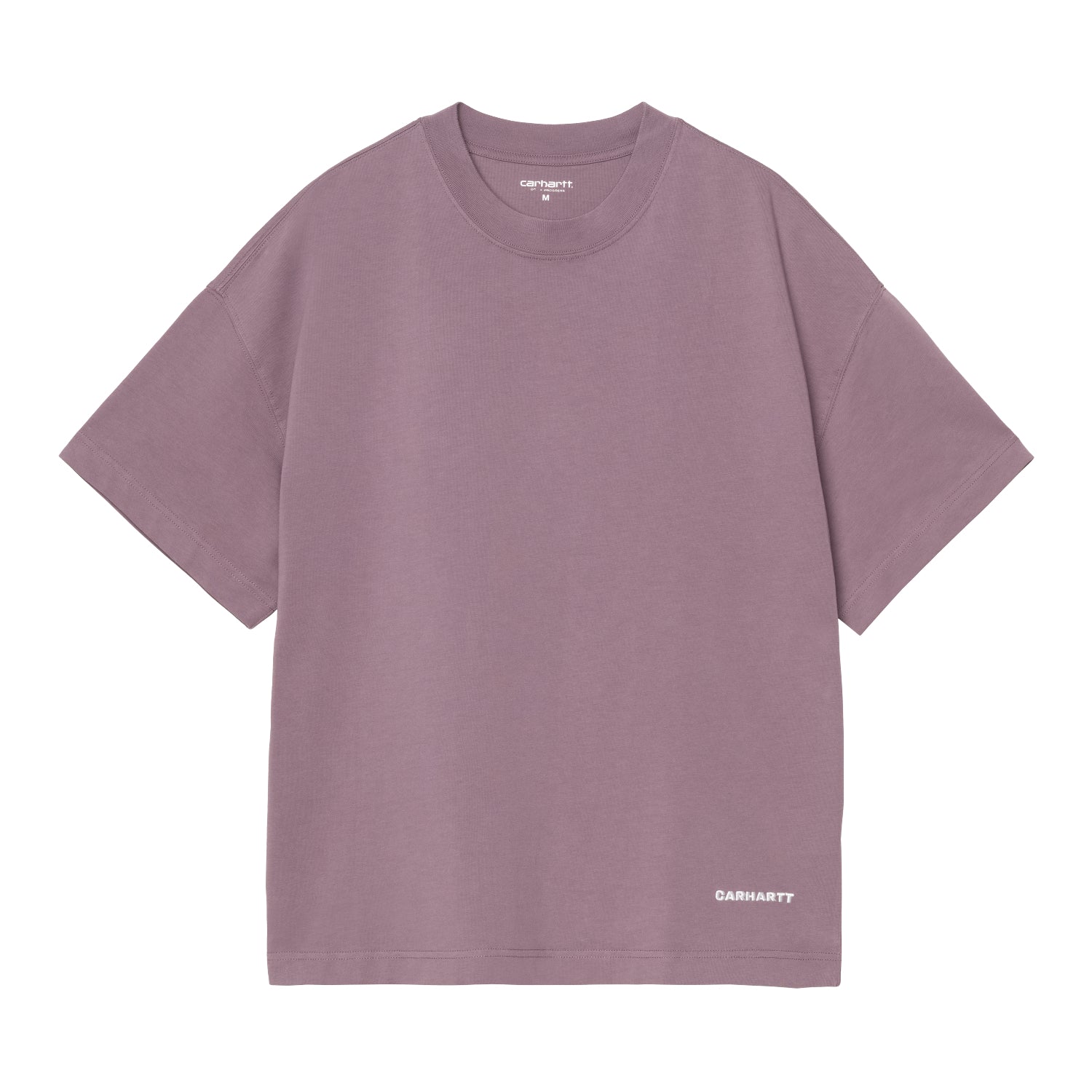 S/S Link Script T-Shirt - Phlox / White