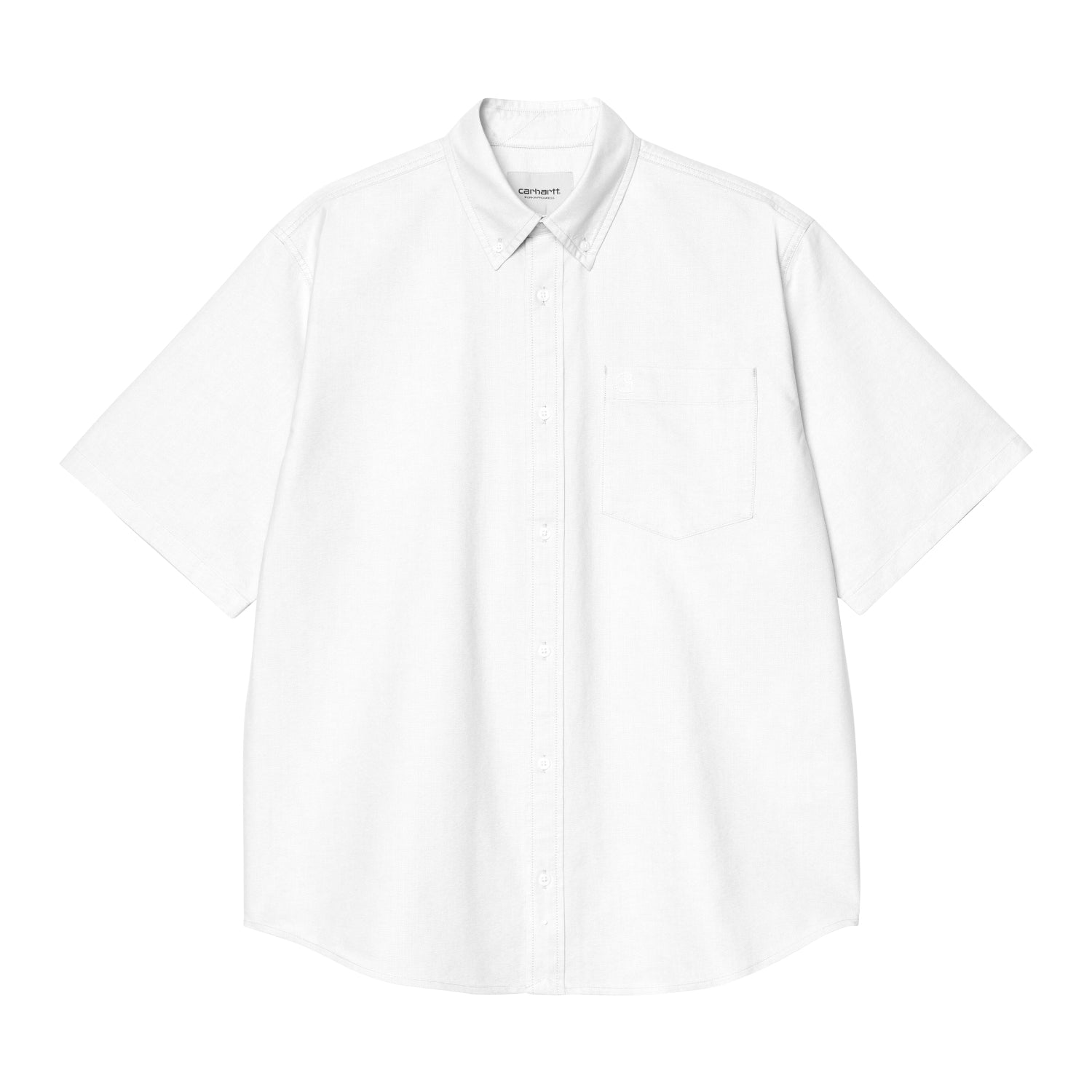 S/S Braxton Shirt - White / White