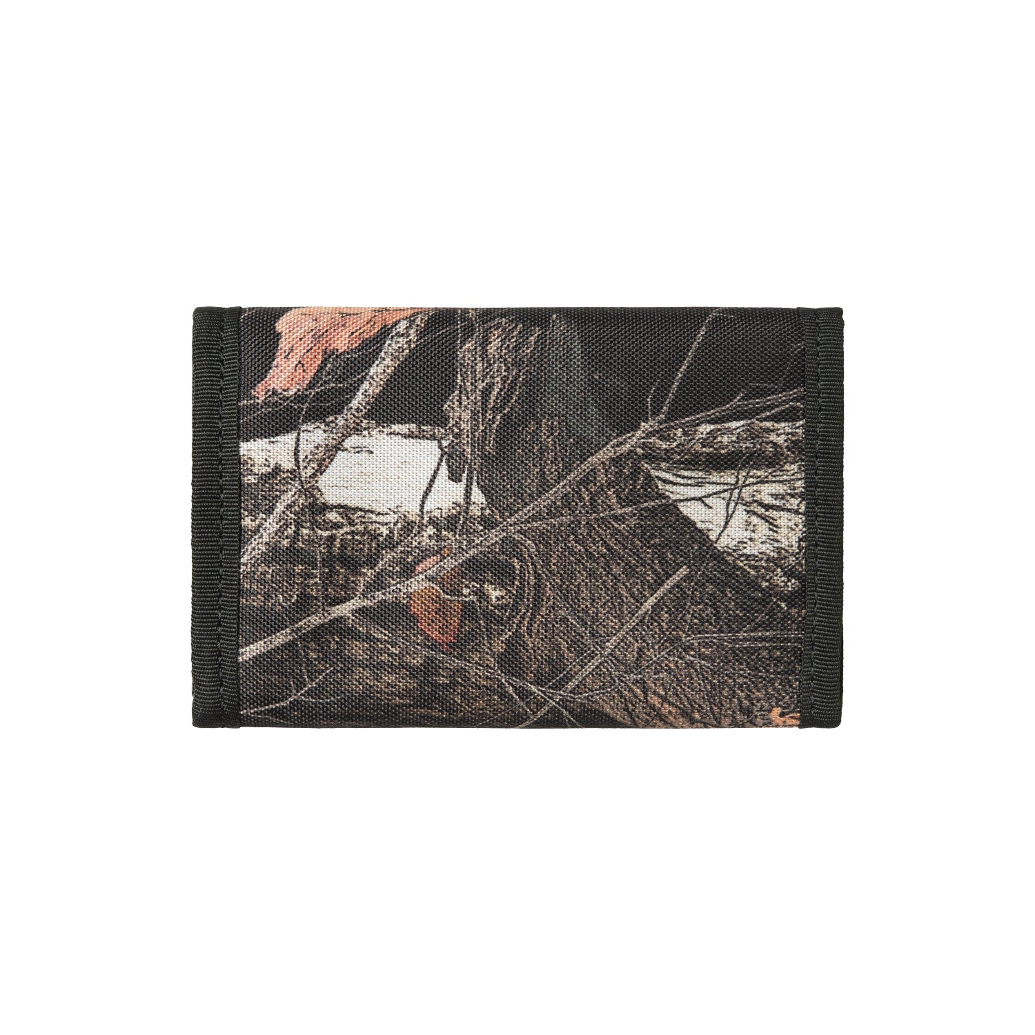 Alec Wallet - Camo Feather Tree, Black