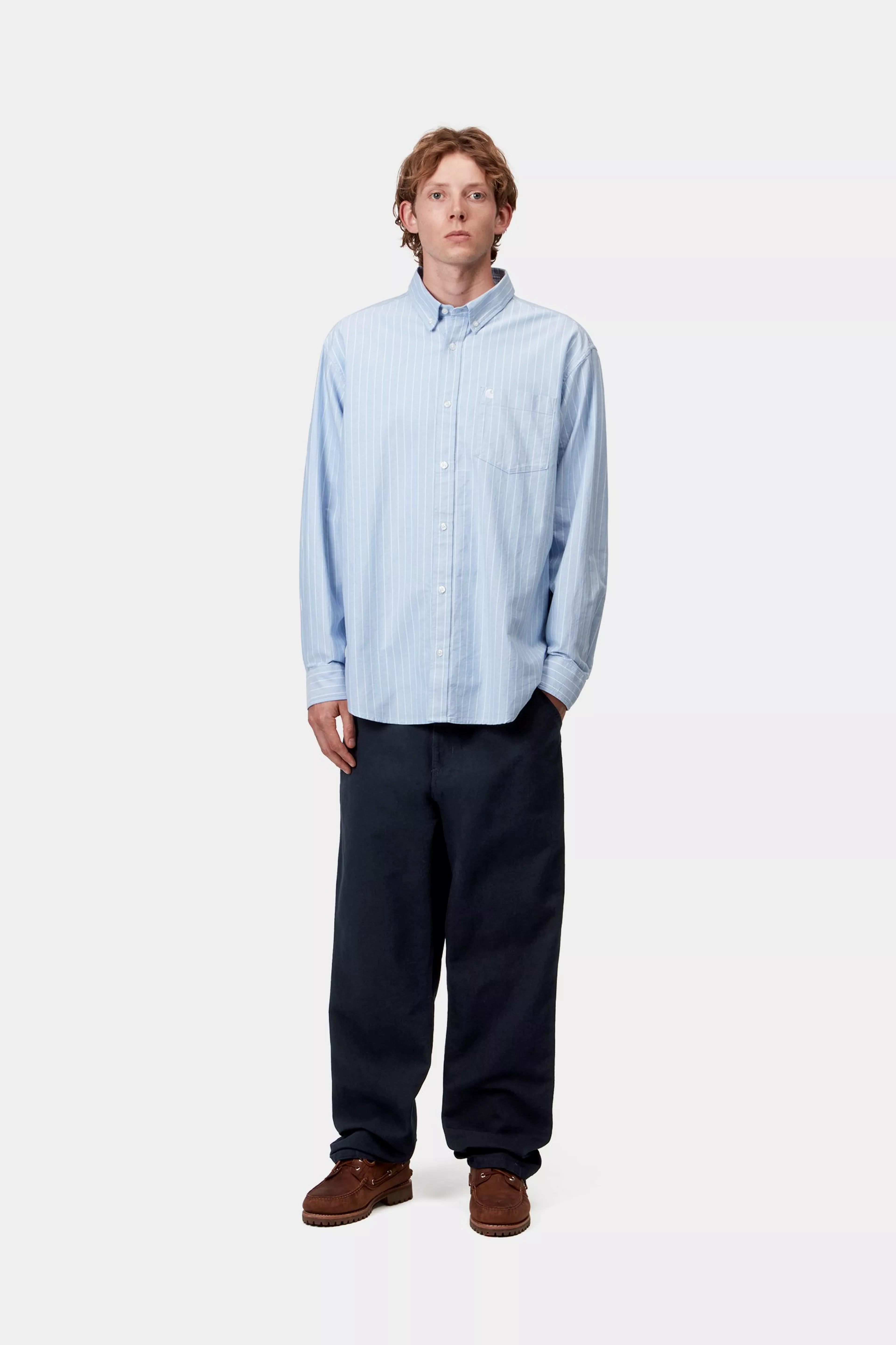 SINGLE KNEE PANT  - Dark Navy (rinsed)