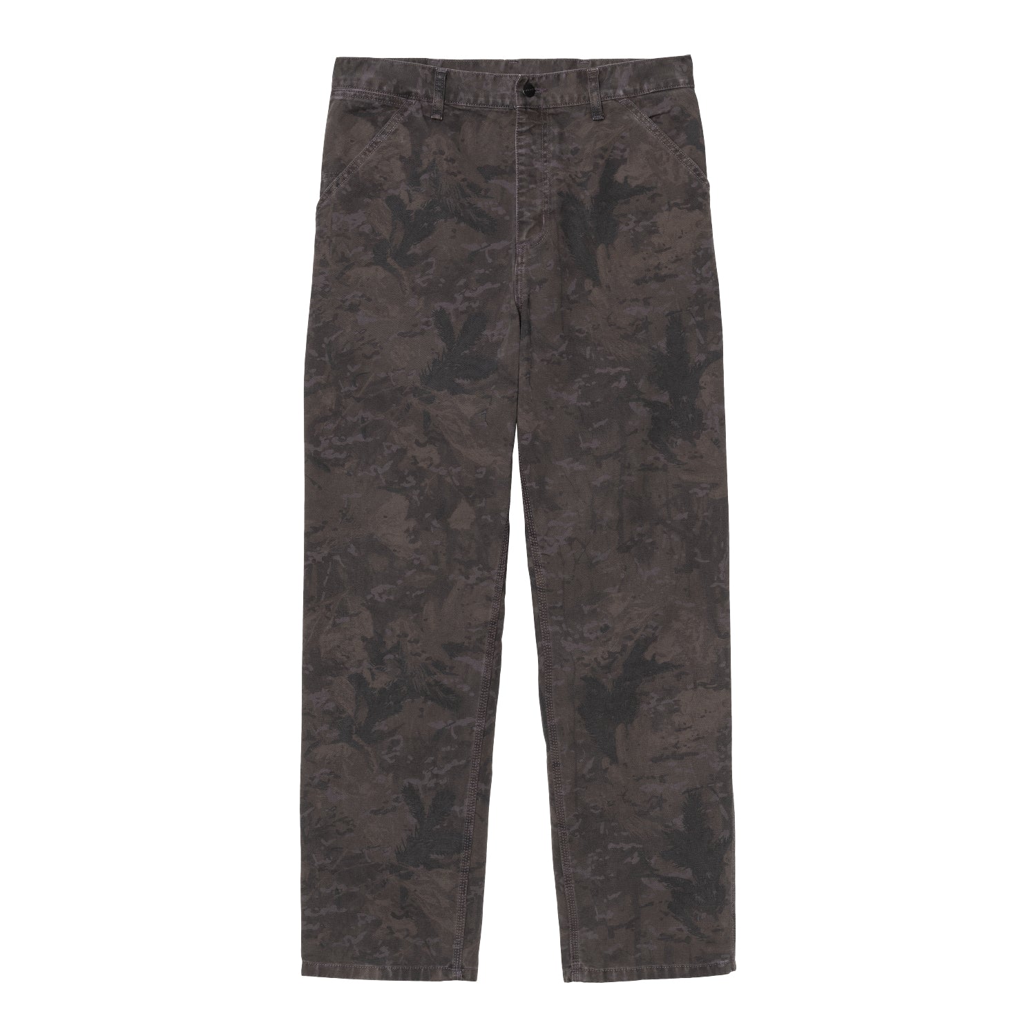 SINGLE KNEE PANT  - Camo Combi, Green / Graphite (garment dyed)
