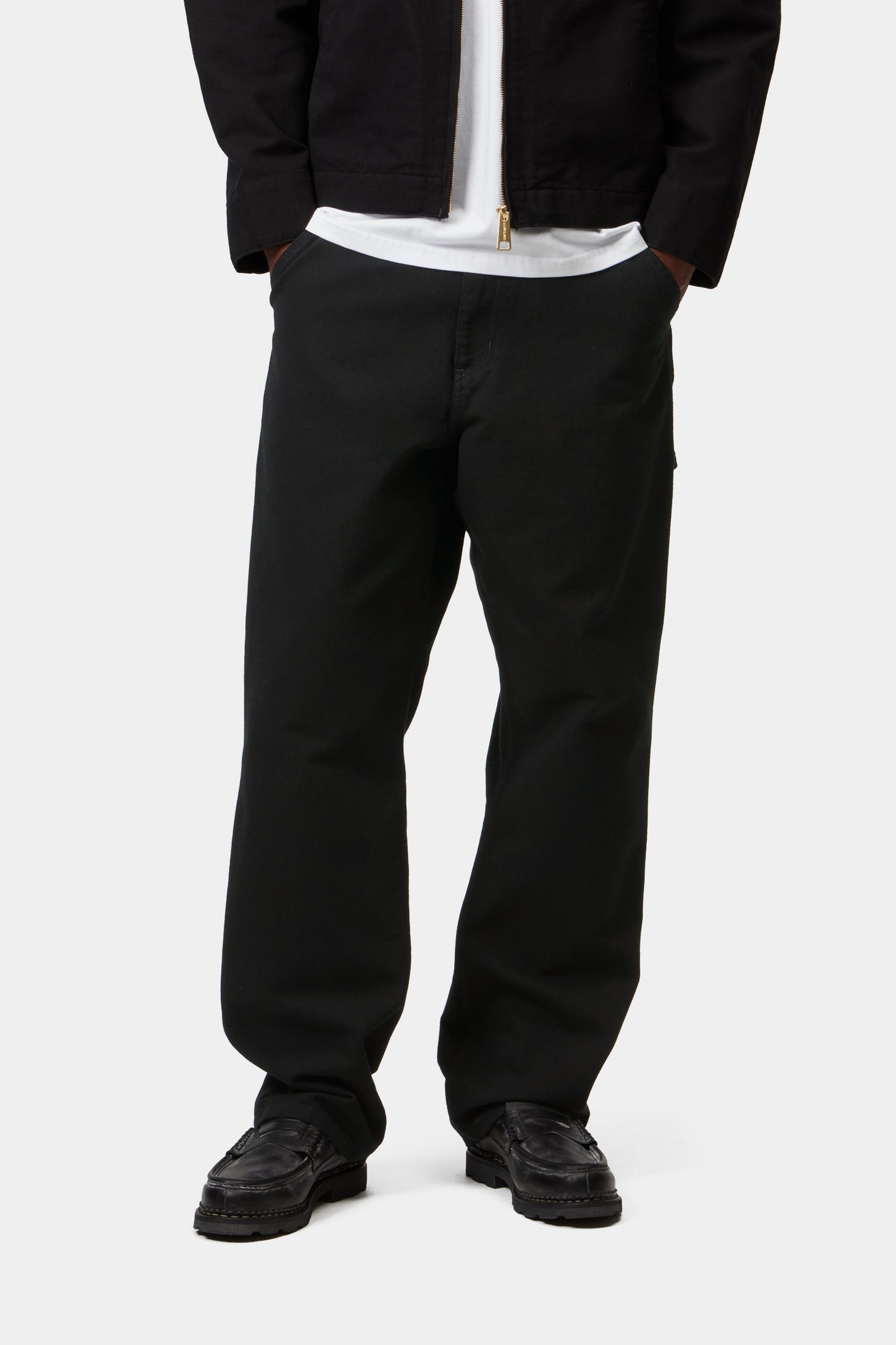Single Knee Pant - Black (rinsed)