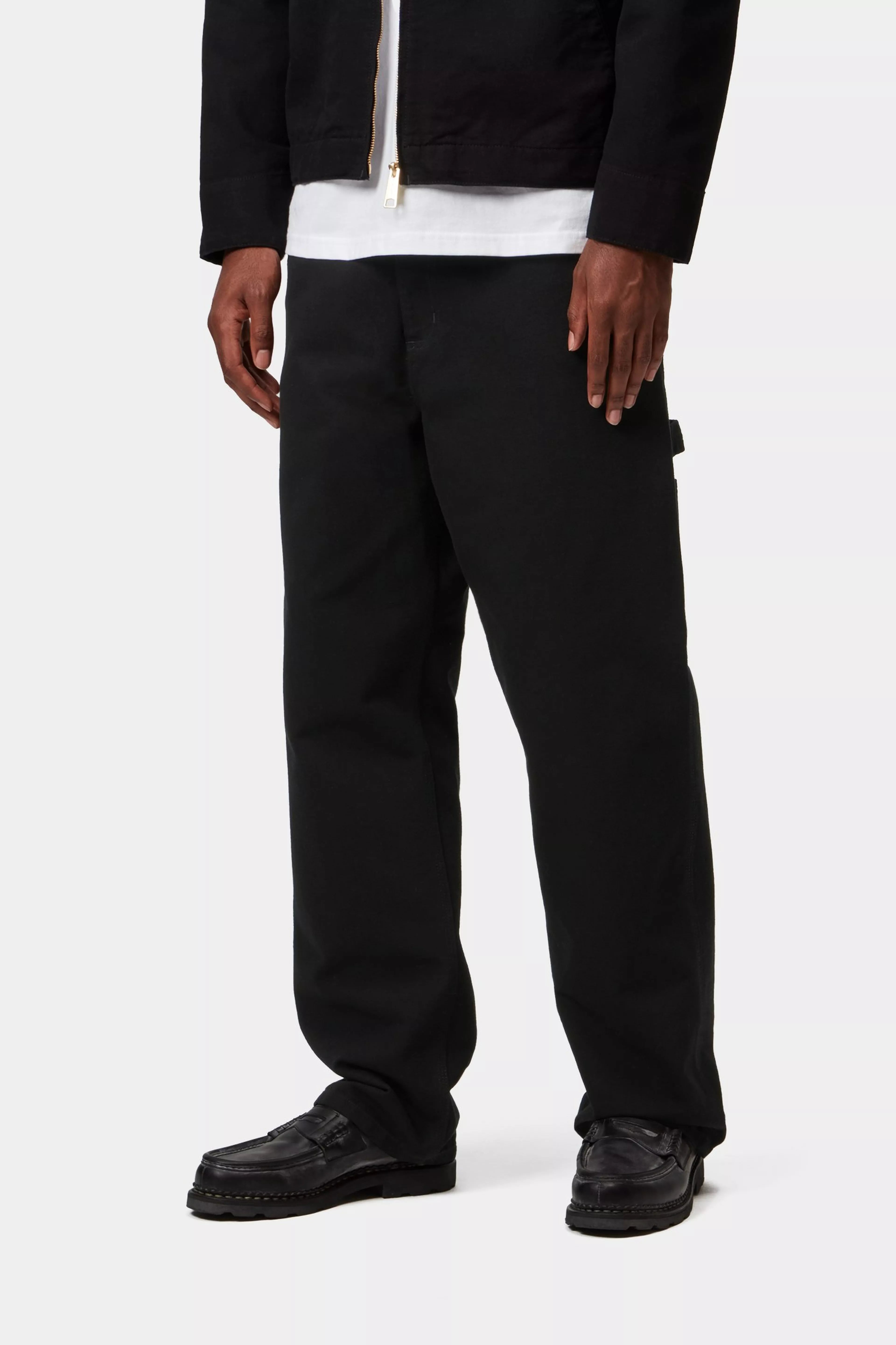 Single Knee Pant - Black (rinsed) 4