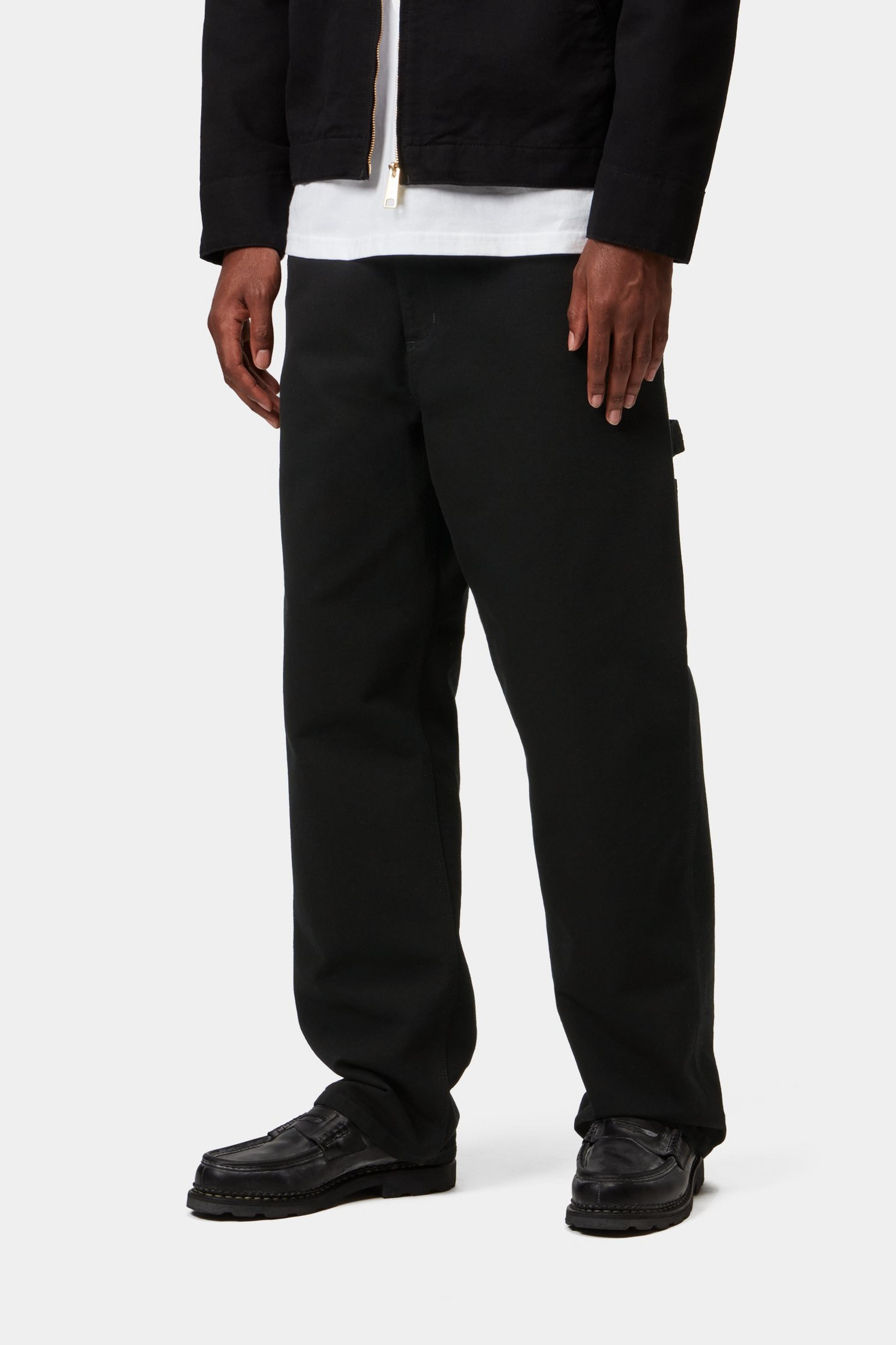 Single Knee Pant - Black, rinsed