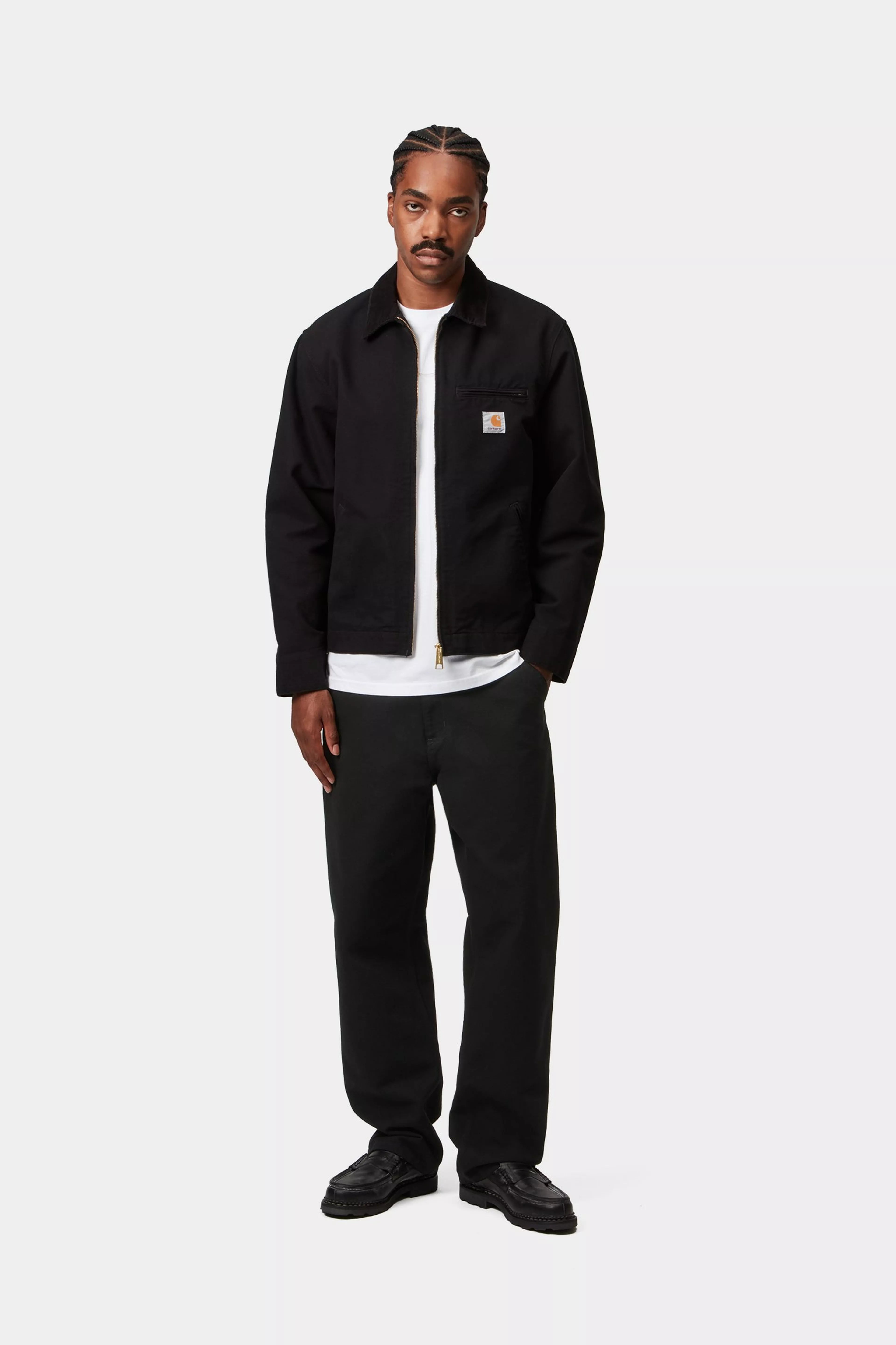 Single Knee Pant - Black (rinsed)