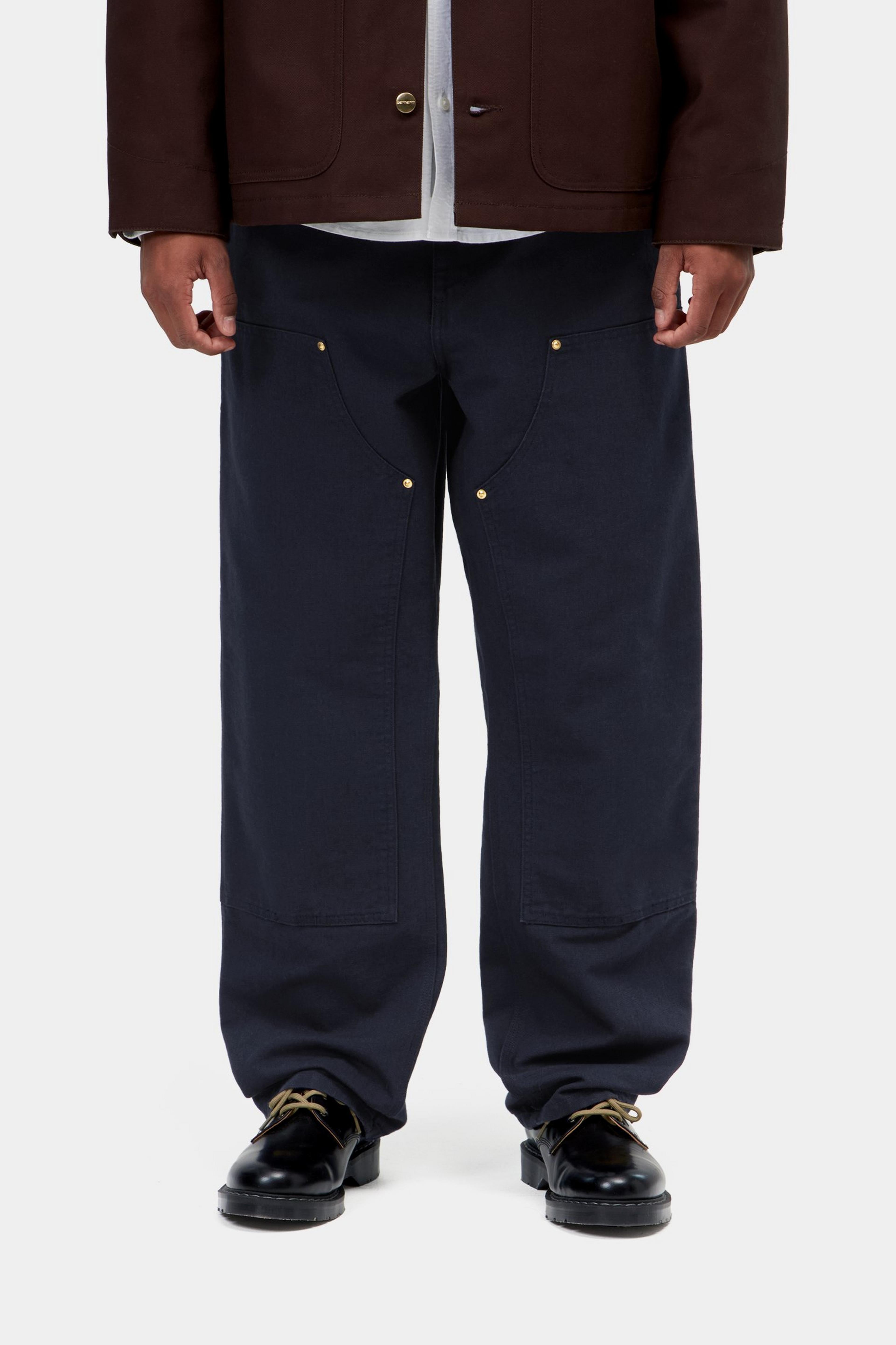 Double Knee Pant - Dark Navy (rinsed)