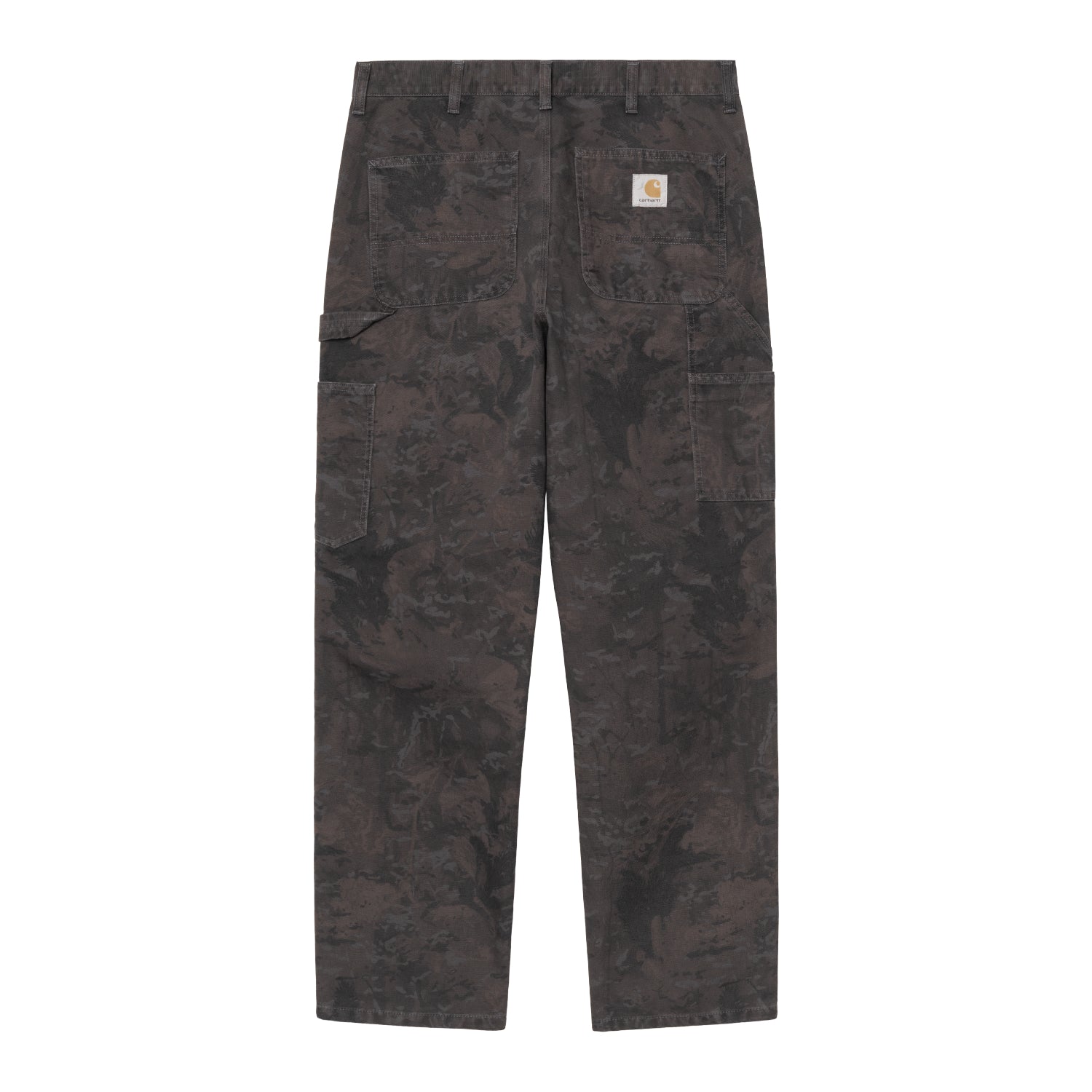 DOUBLE KNEE PANT  - Camo Combi, Green / Graphite (garment dyed)