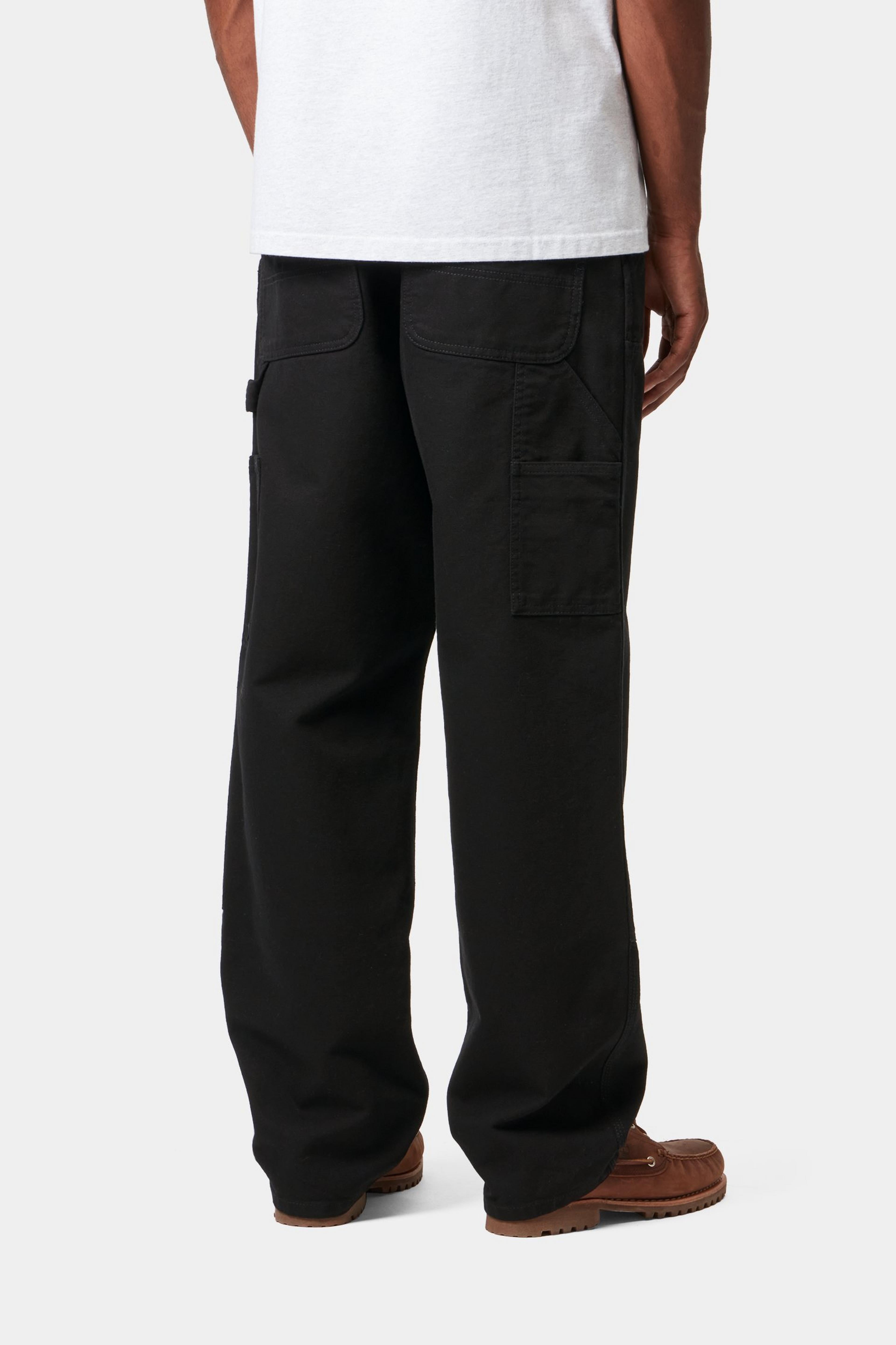 Double Knee Pant - Black (rinsed)