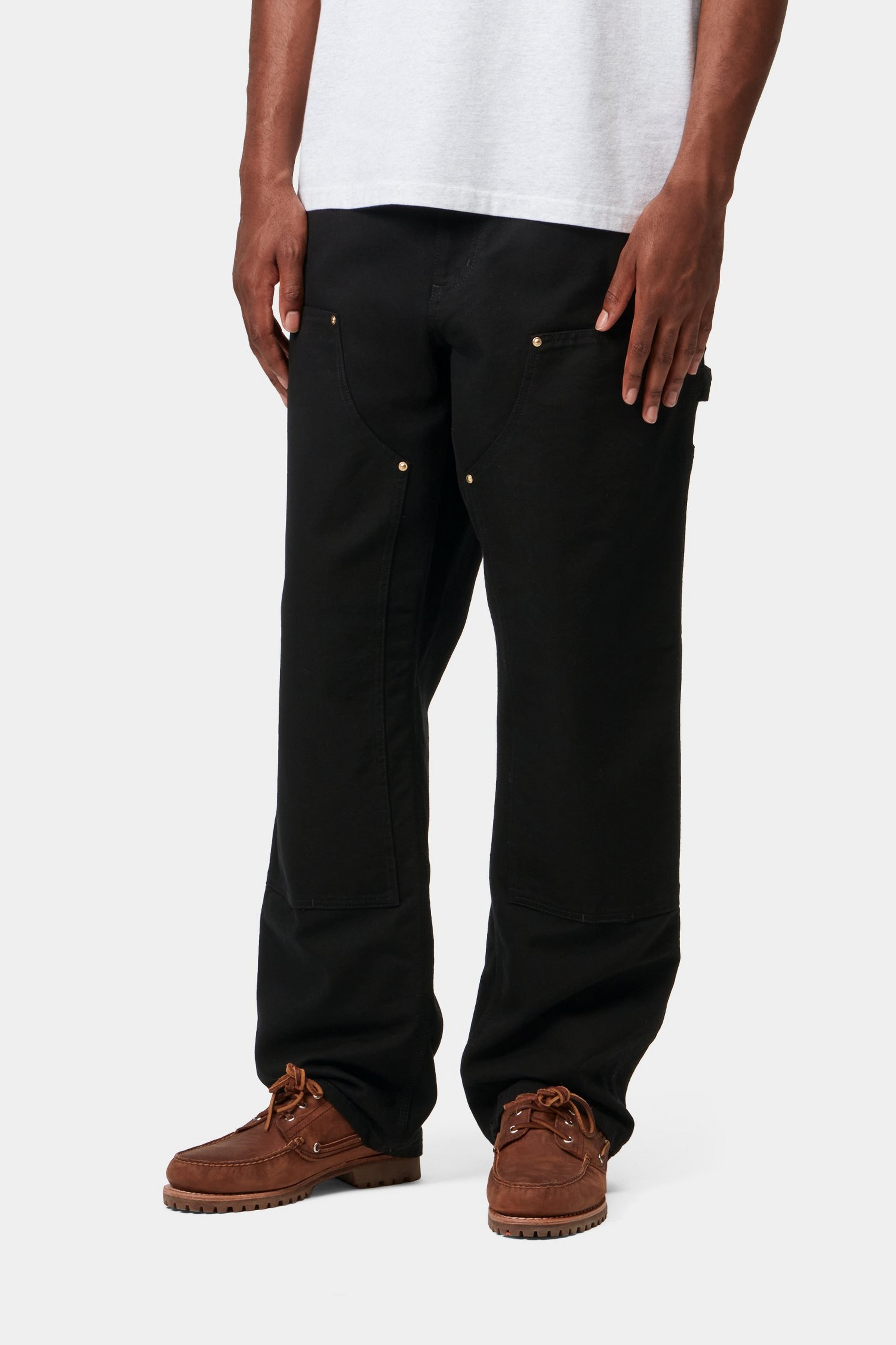 Double Knee Pant - Black (rinsed) 3