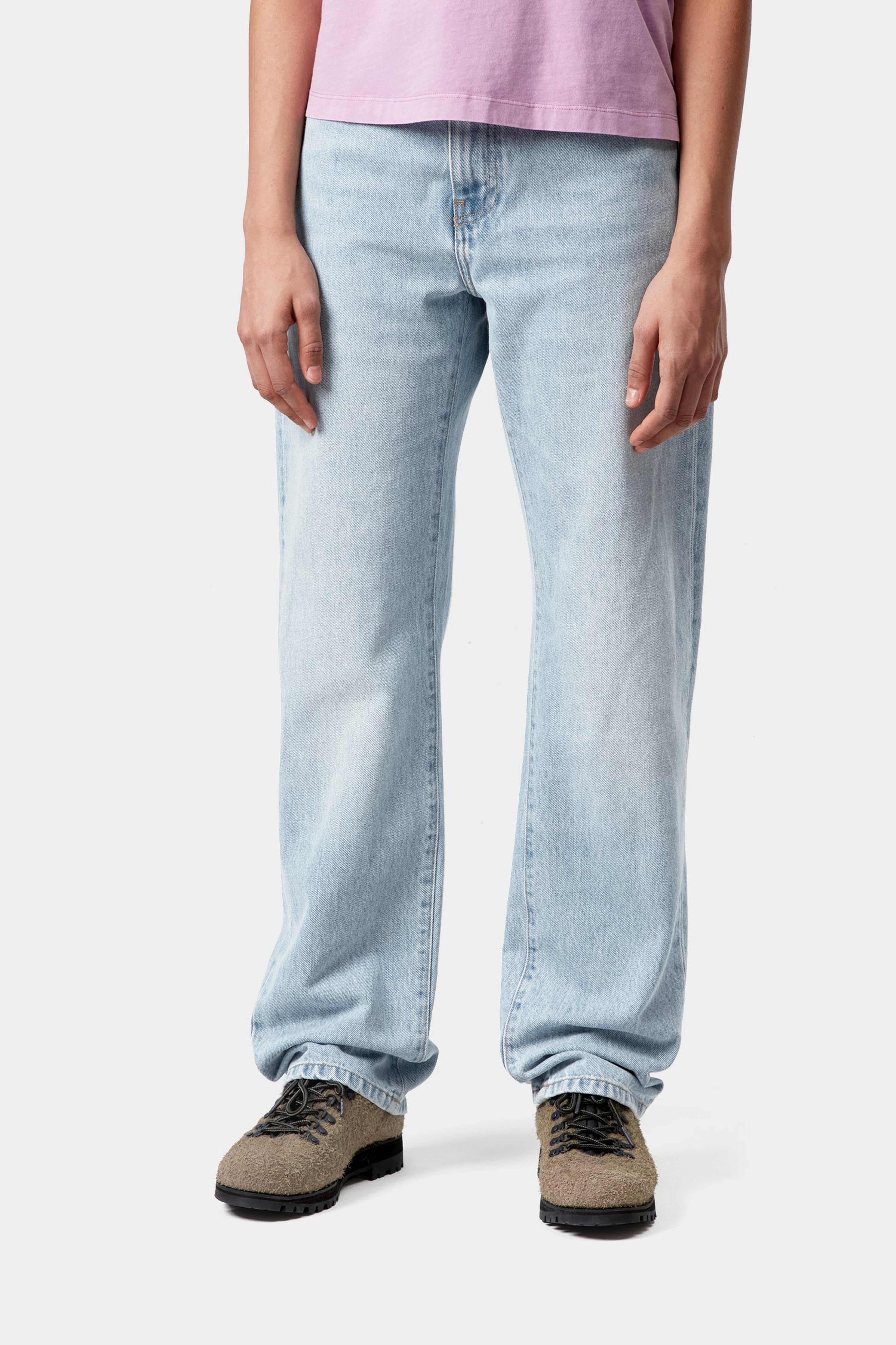 W’ Noxon Pant - Blue (heavy worn bleached)