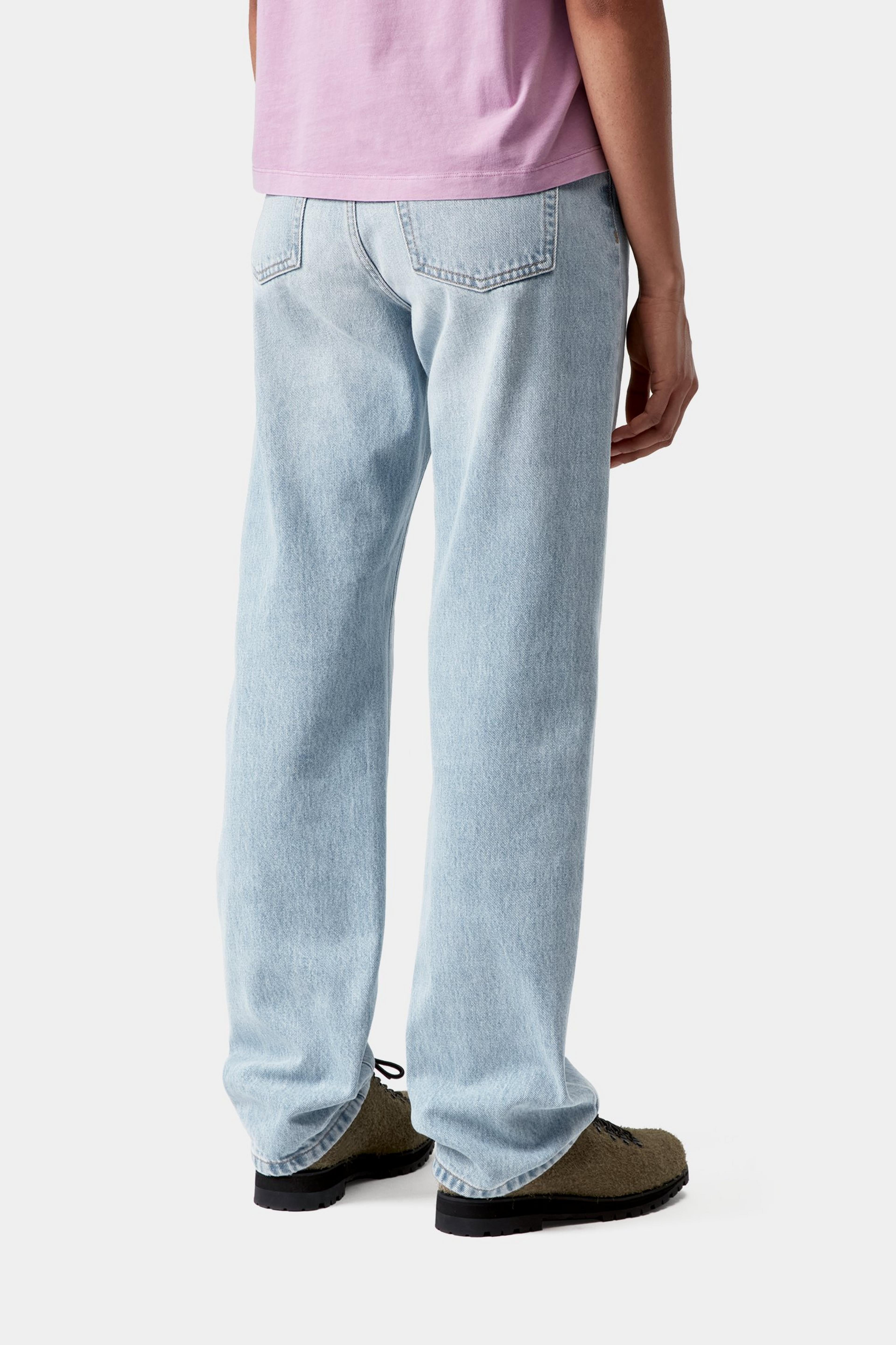 W’ Noxon Pant - Blue (heavy worn bleached) 4
