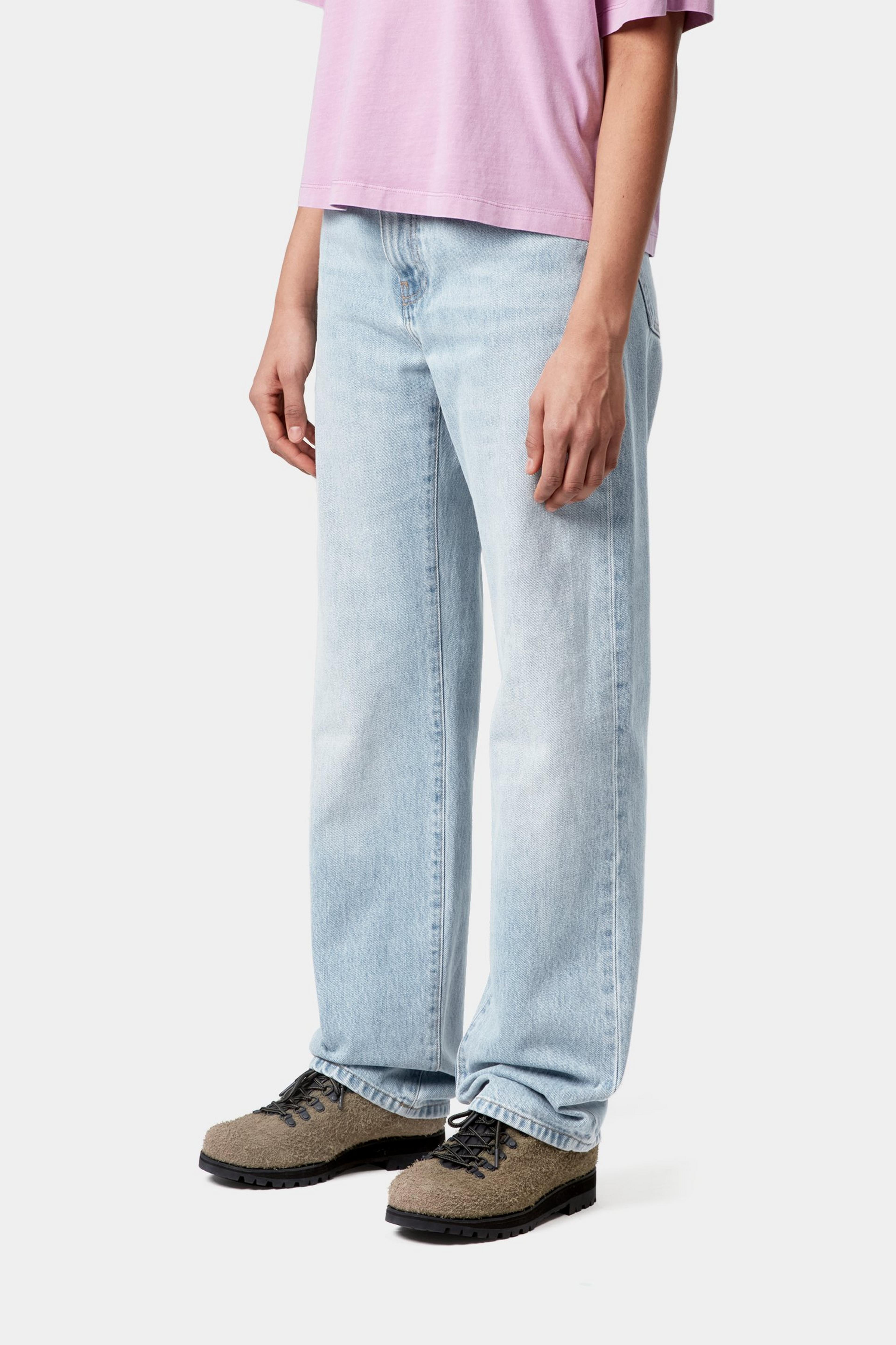 W’ Noxon Pant - Blue (heavy worn bleached)