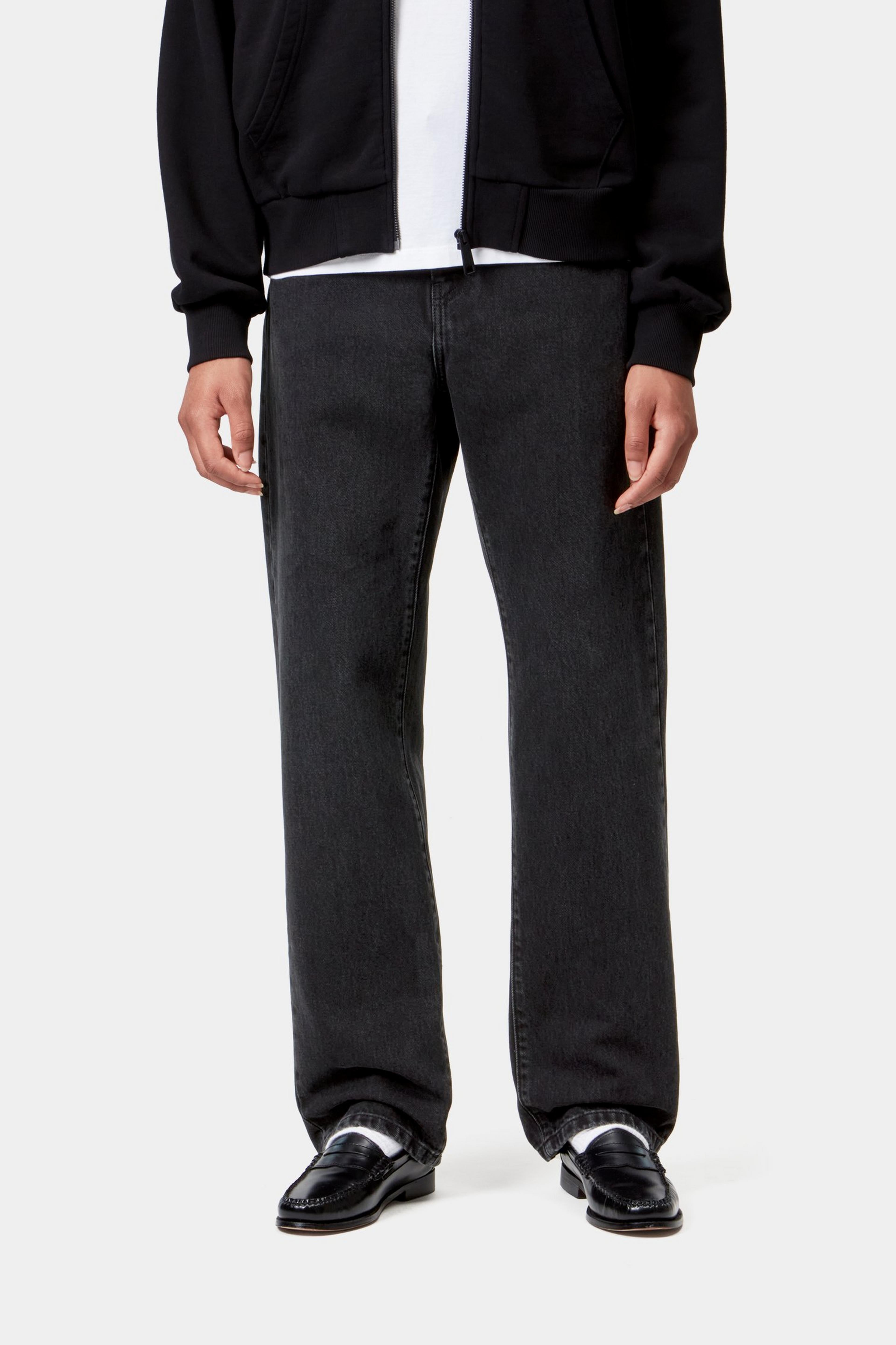 W’ Noxon Pant - Black (stone washed) 2
