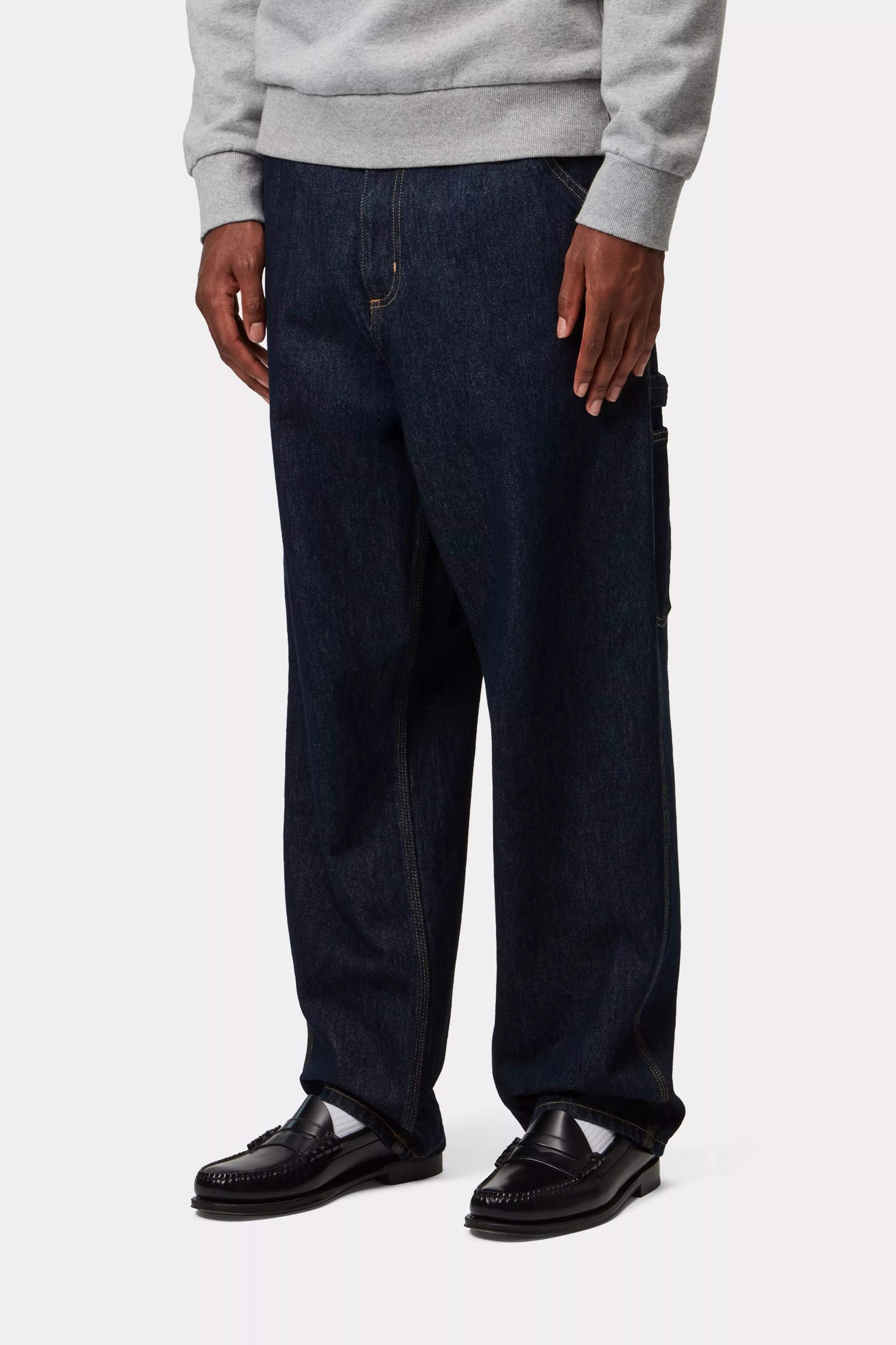 Single Knee Pant - Blue (rinsed) 3