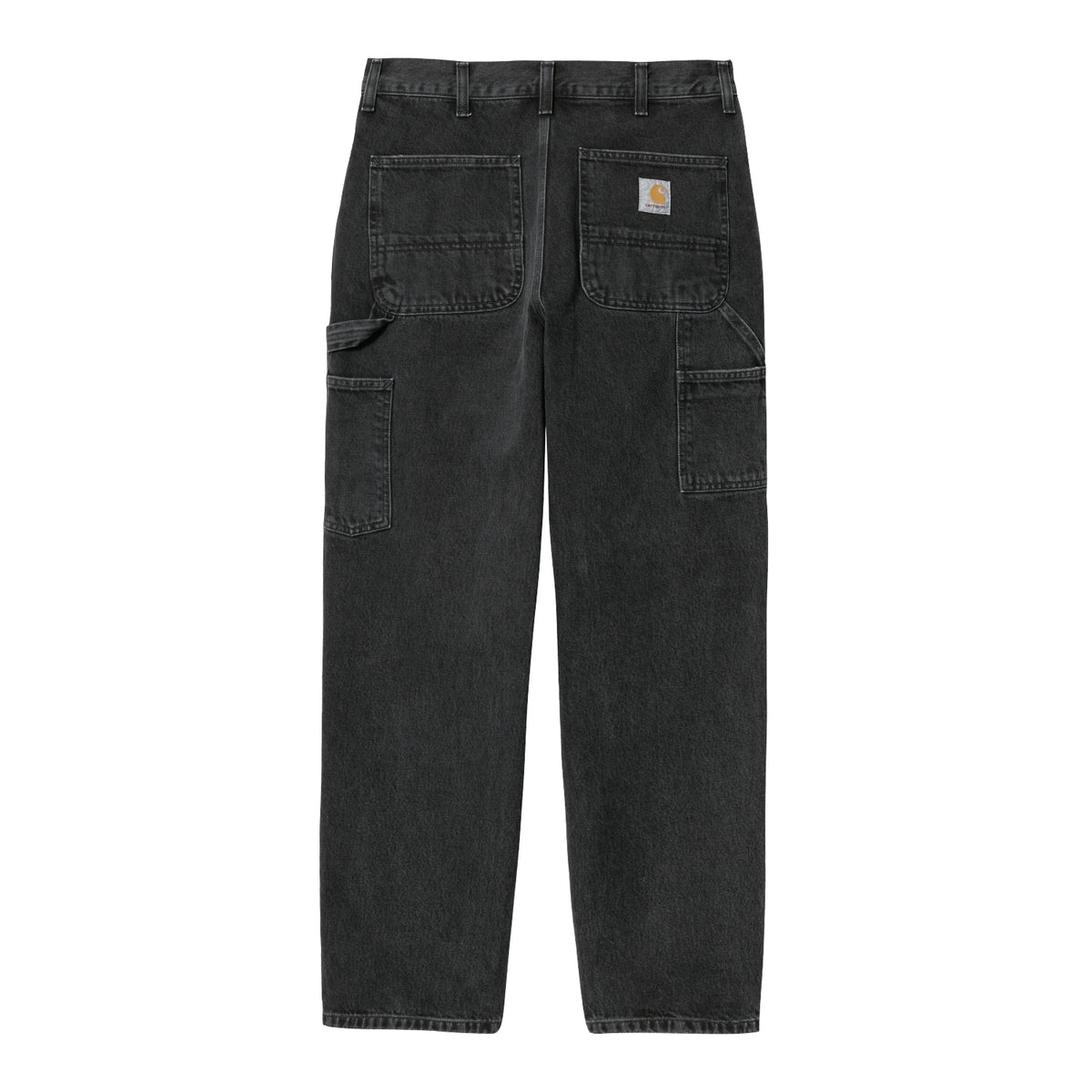 Single Knee Pant - Black, stone washed