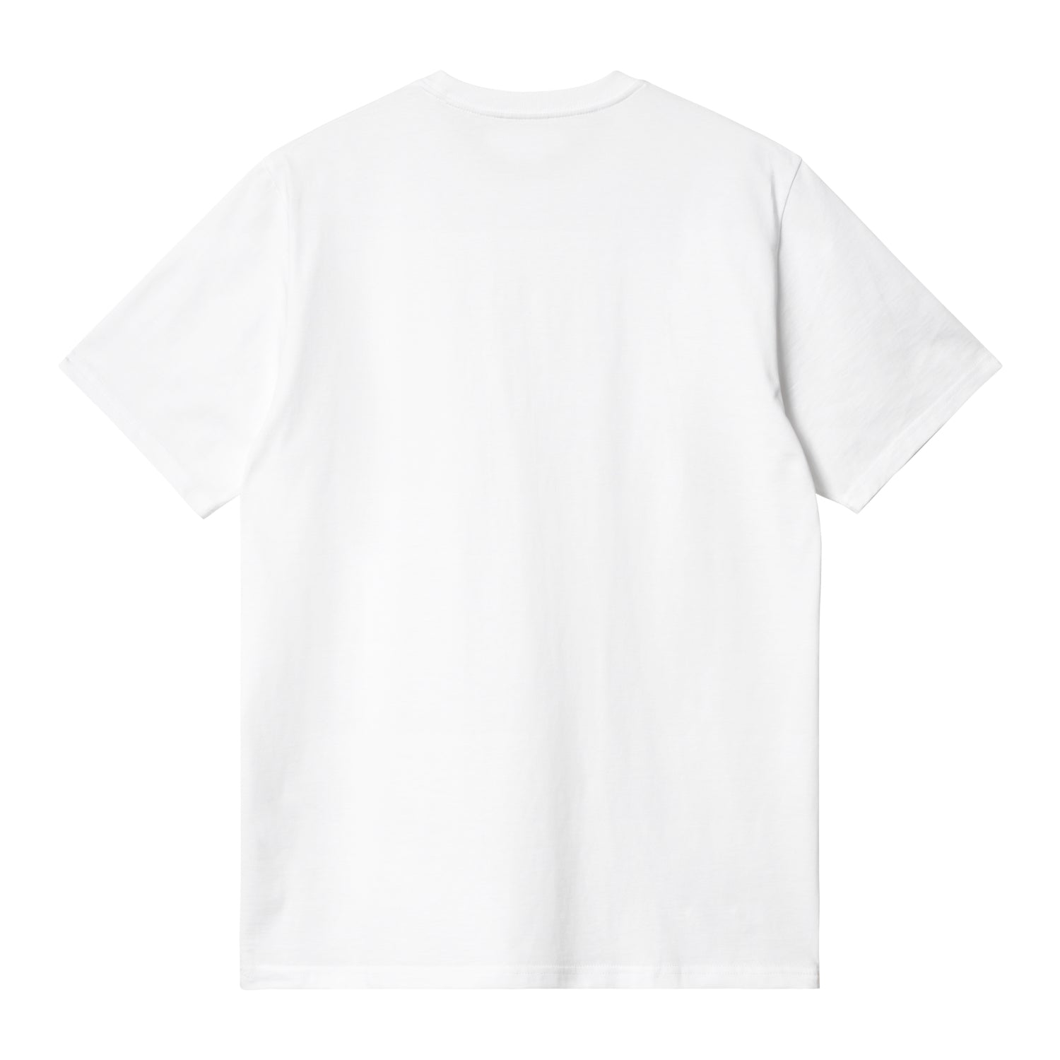 S/S POCKET HEART T-SHIRT - White / Black
