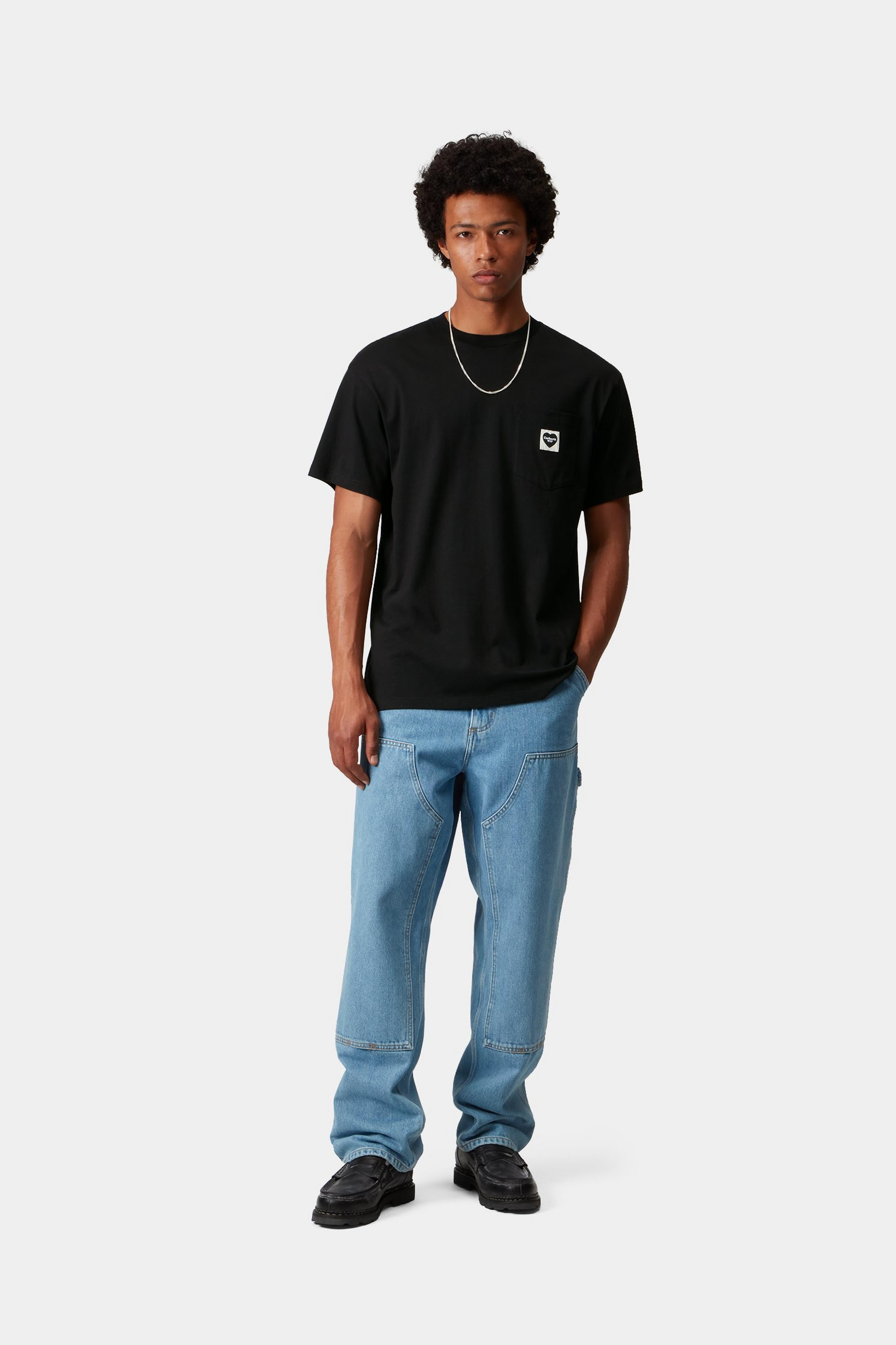ショートスリーブポケットハートTシャツ