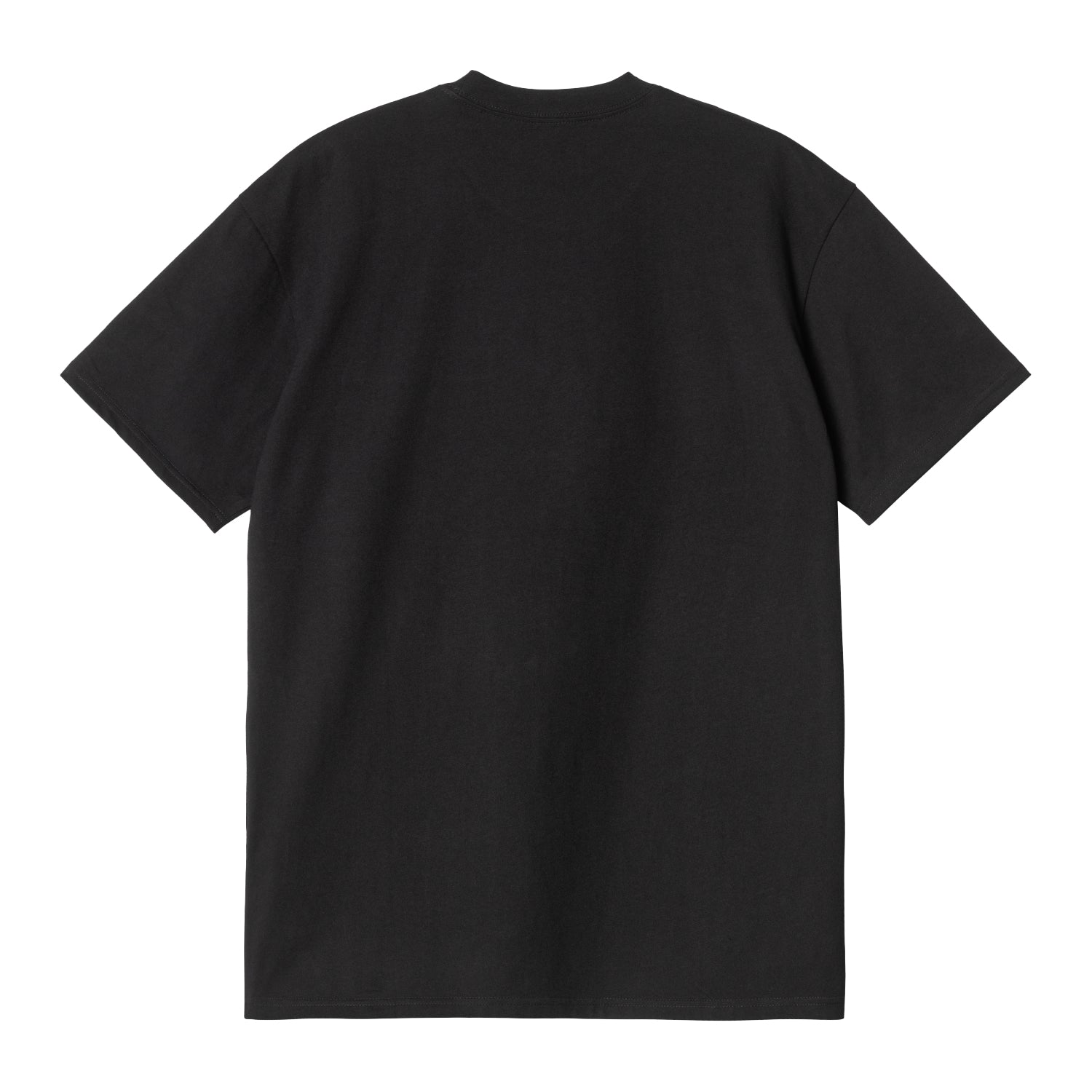 S/S POCKET HEART T-SHIRT - Black / Red