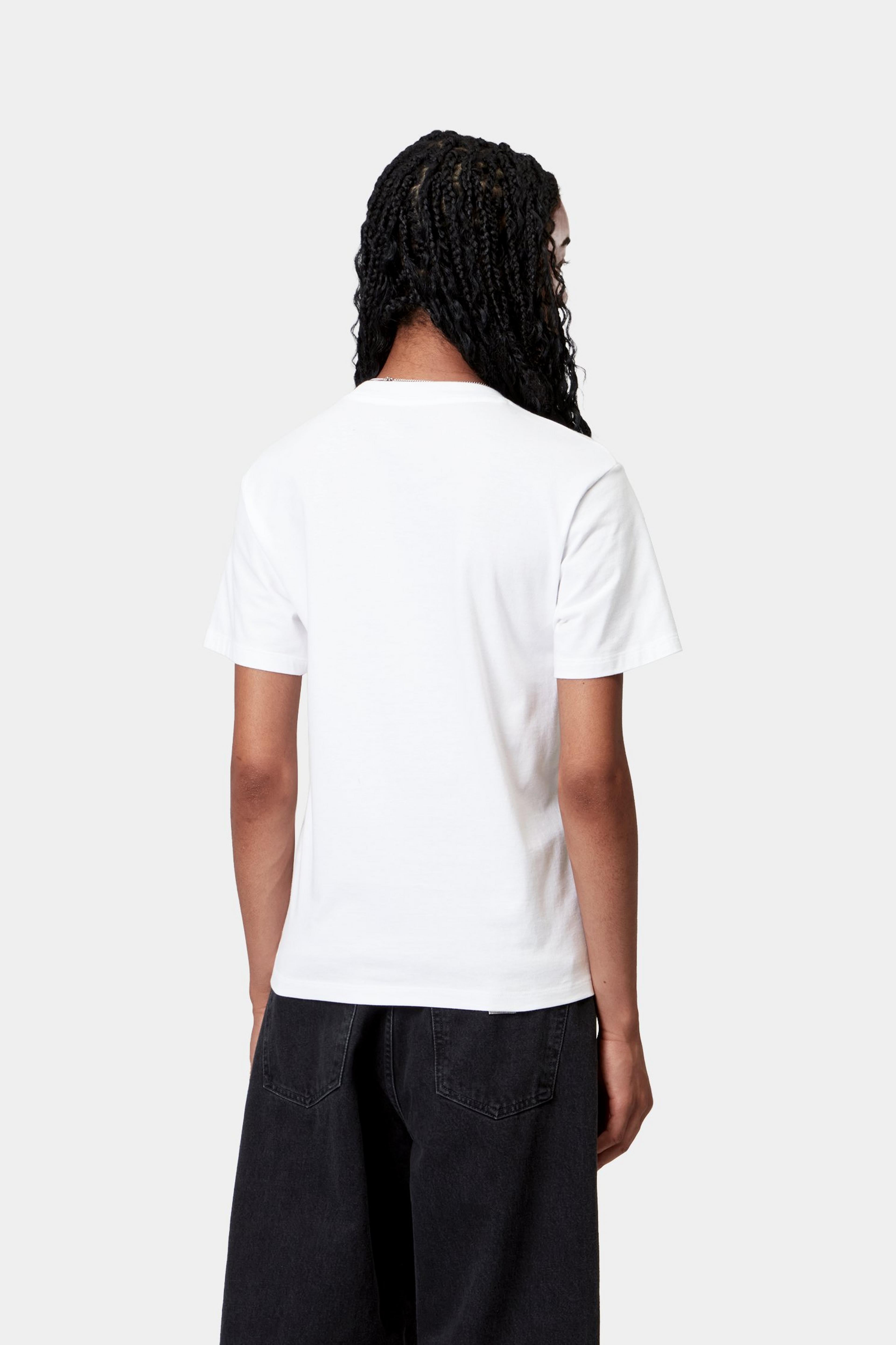 W' S/S Pocket T-Shirt - White