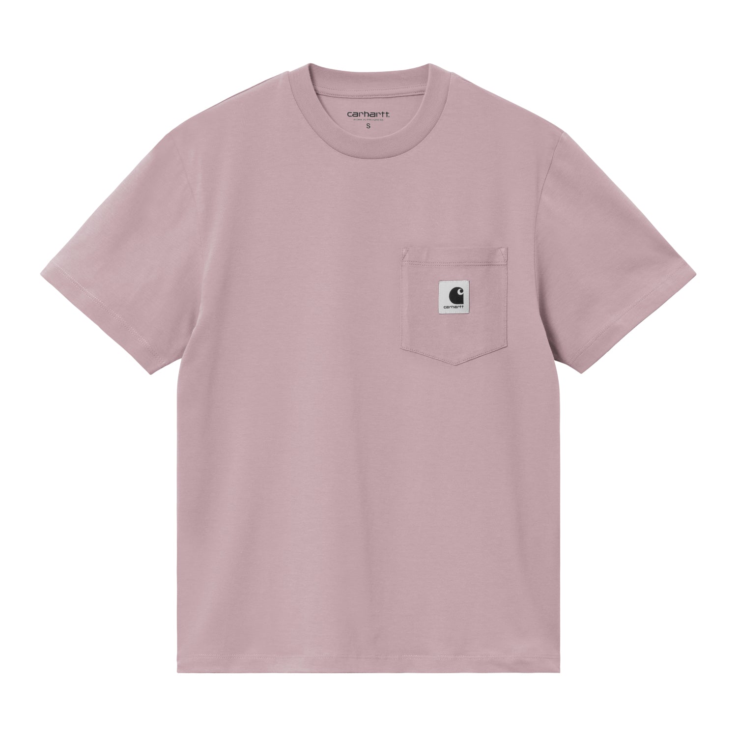 W' S/S Pocket T-Shirt - Hortensia