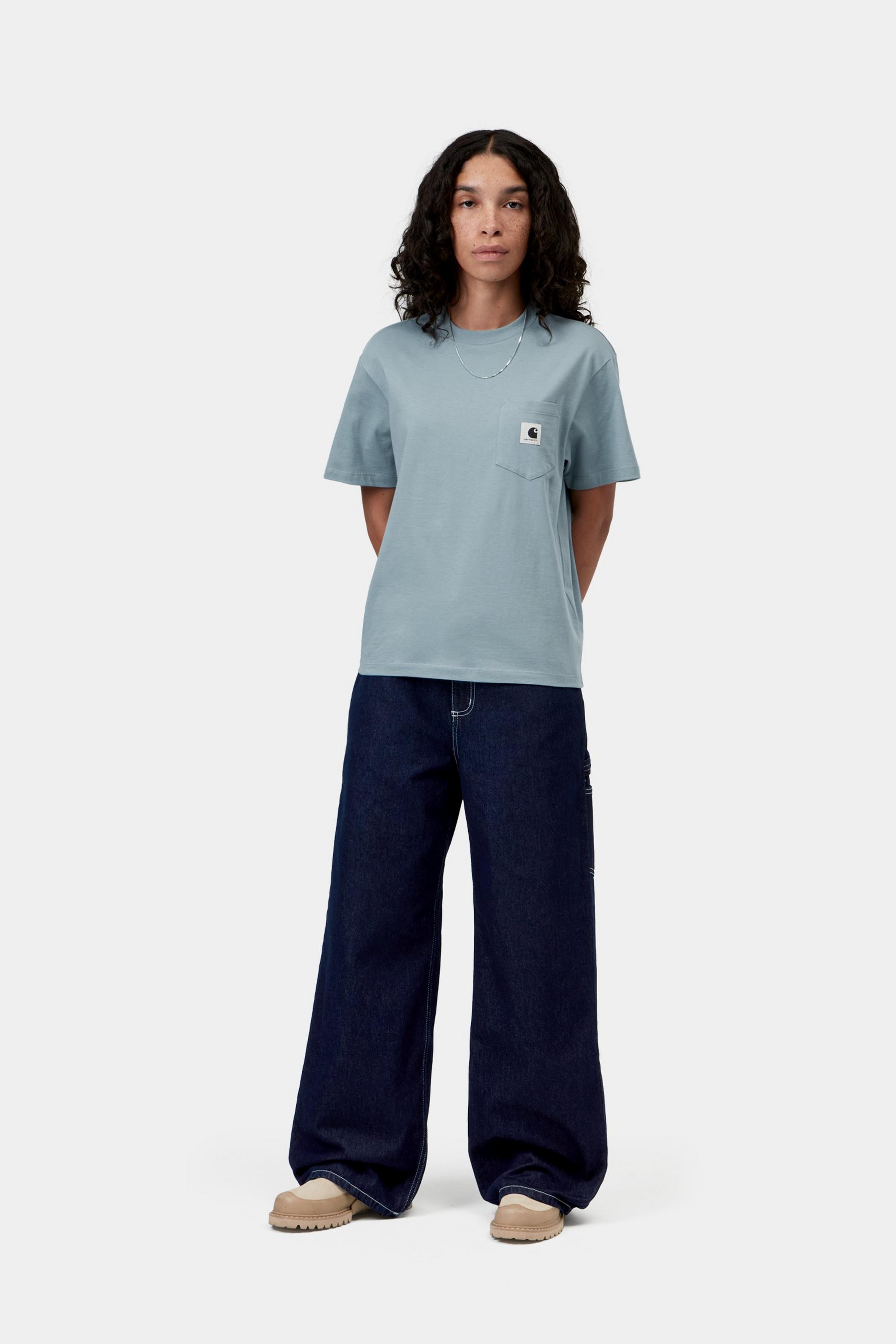 W' S/S Pocket T-Shirt - Citadel