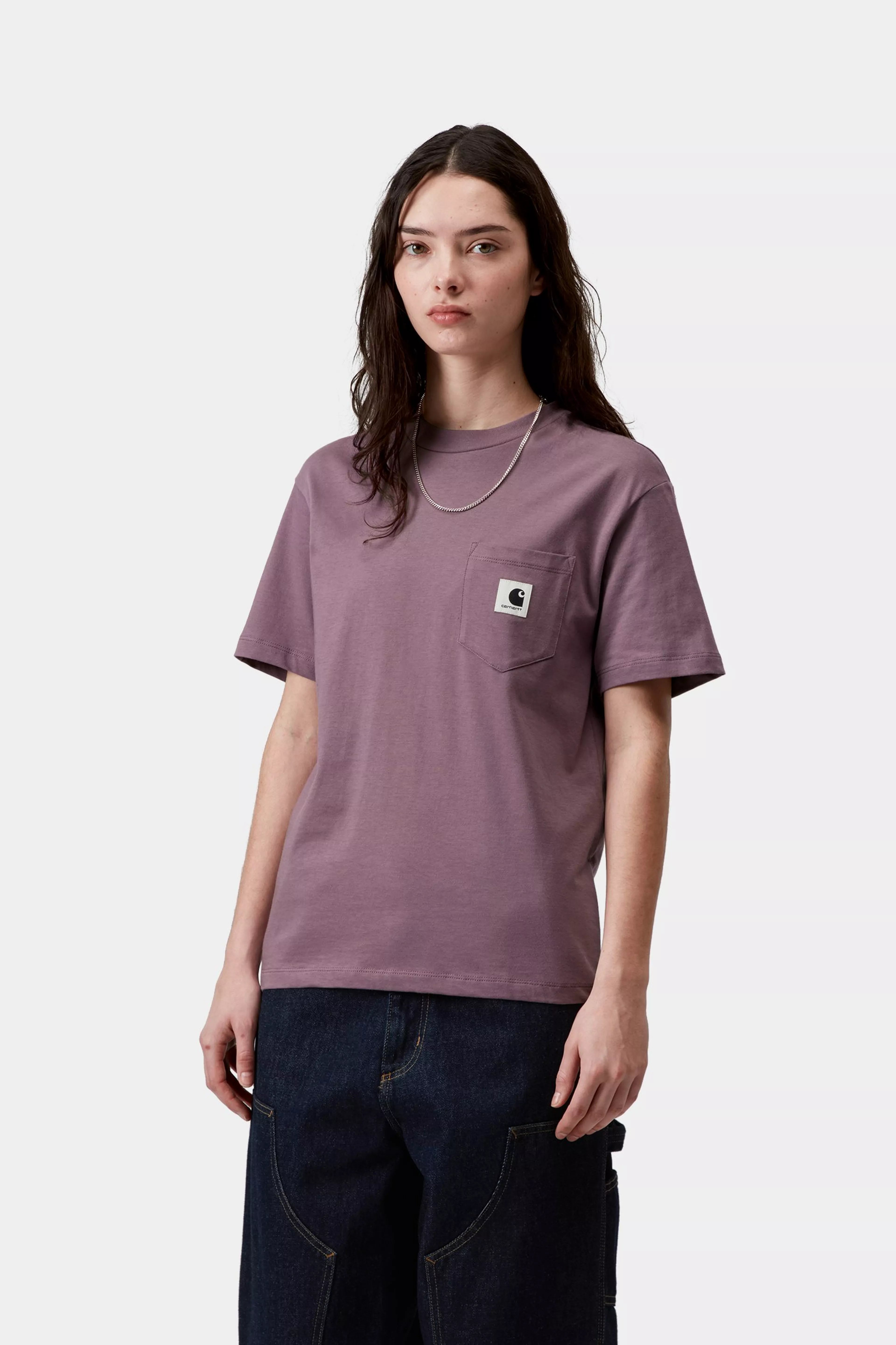 W' S/S Pocket T-Shirt - Phlox 2