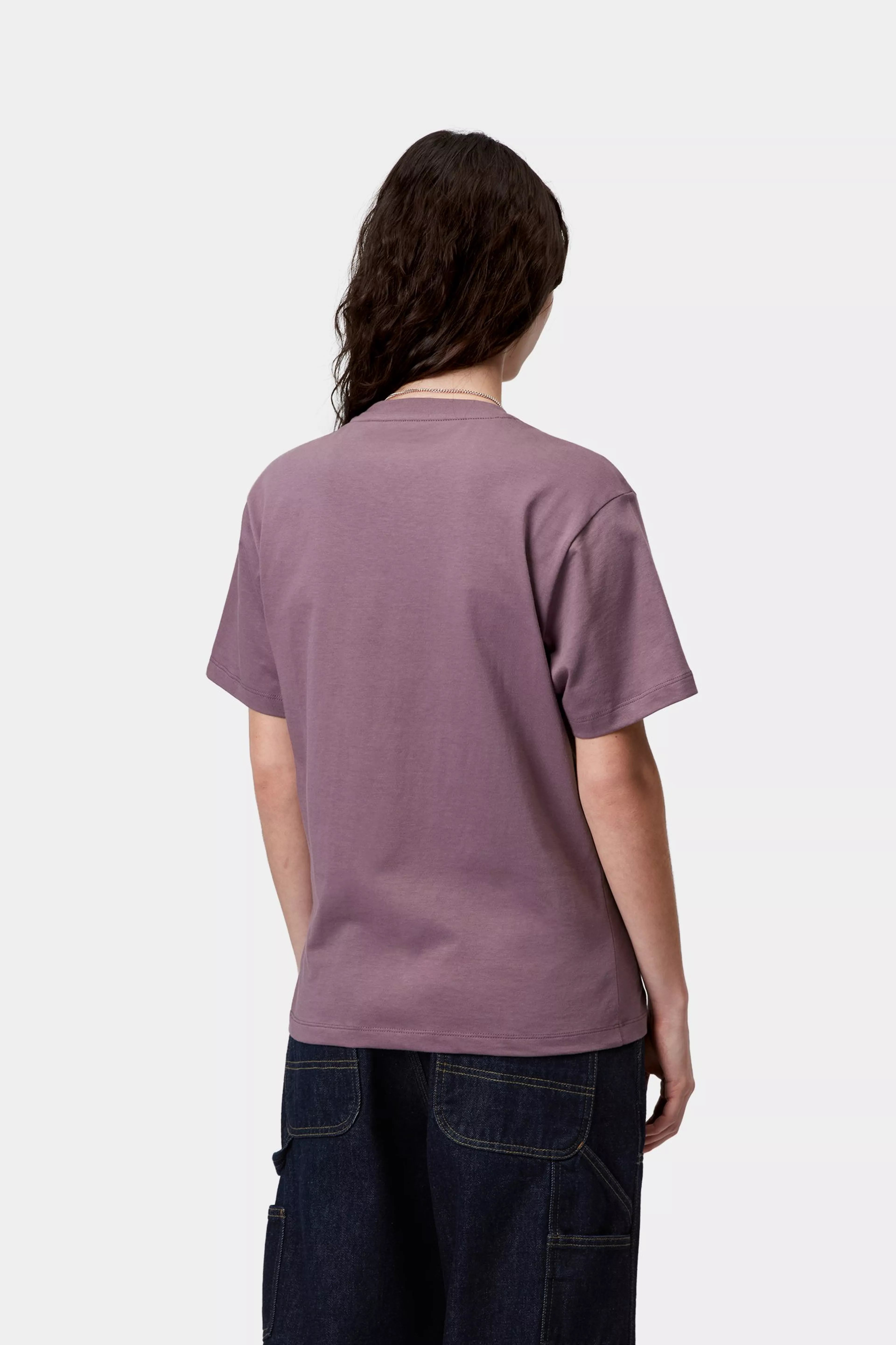 W' S/S Pocket T-Shirt - Phlox