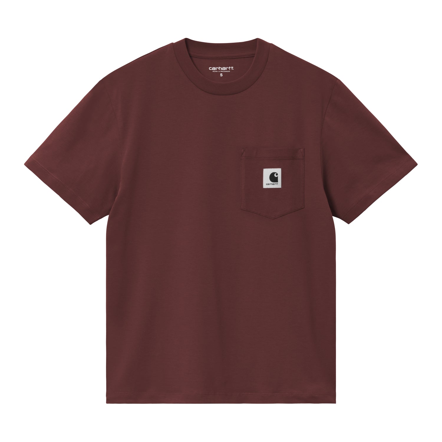 W' S/S Pocket T-Shirt - Amarone