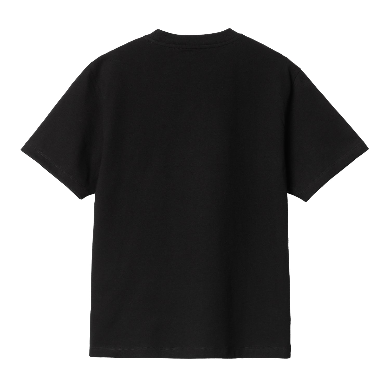 W' S/S POCKET T-SHIRT  - Black