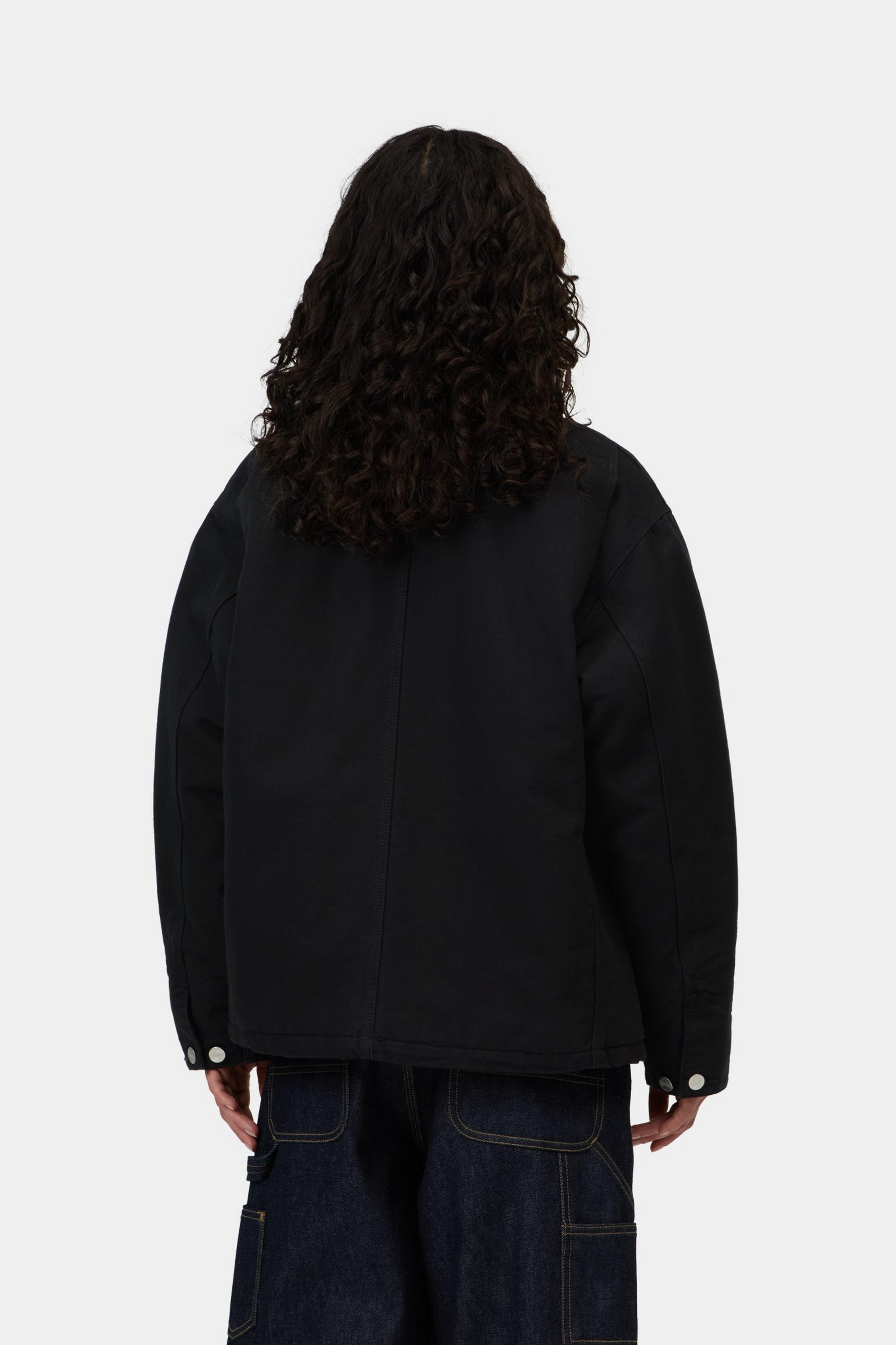 W' OG Michigan Coat - Black / Black rinsed 3