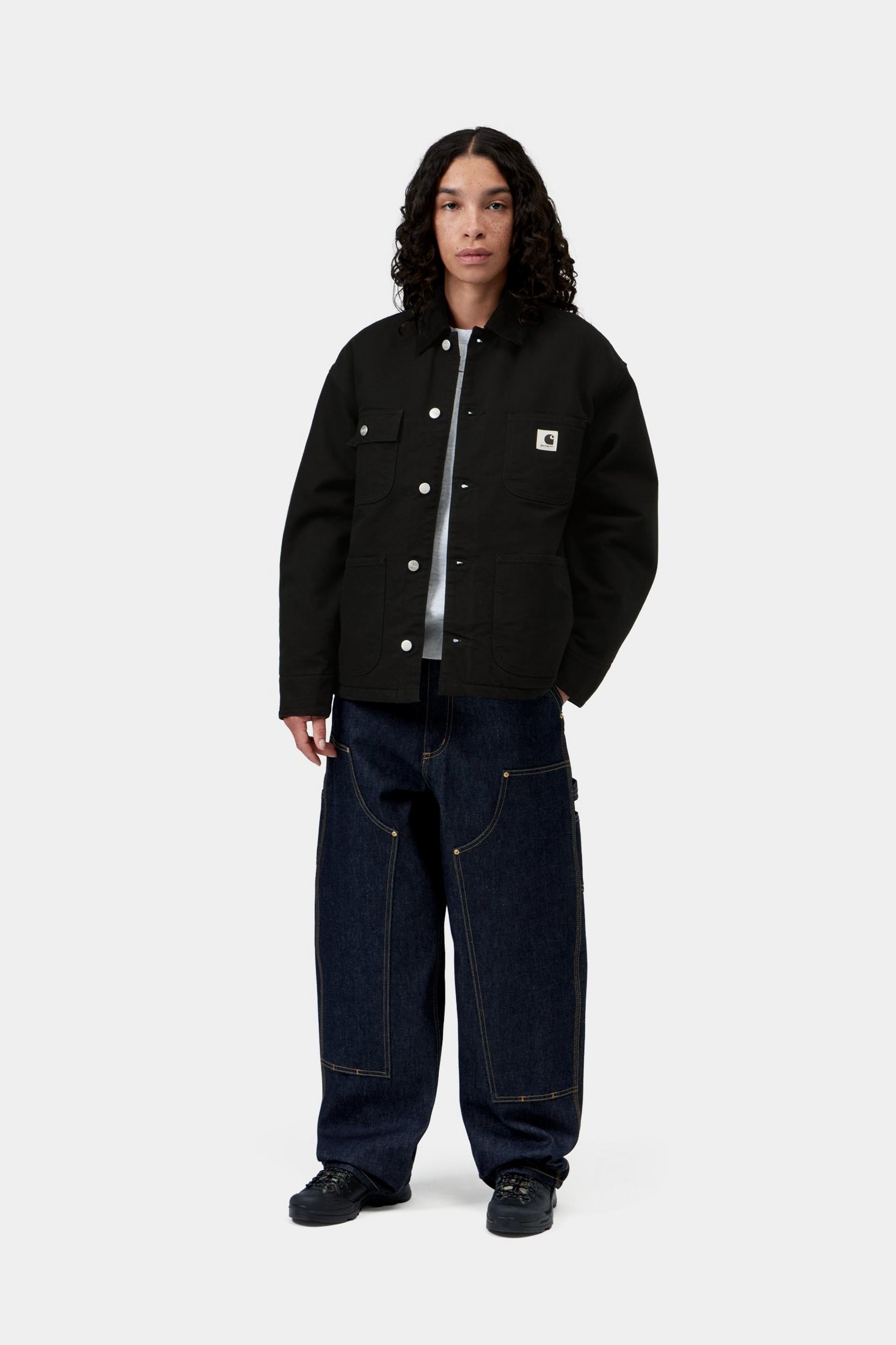 W' OG Michigan Coat - Black / Black rinsed 5
