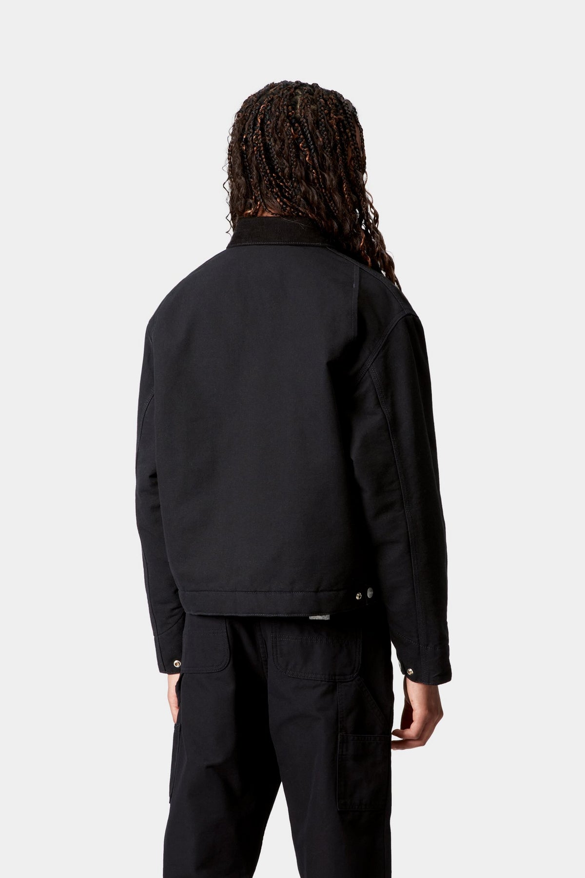 W' OG Detroit Jacket - Black / Black rinsed