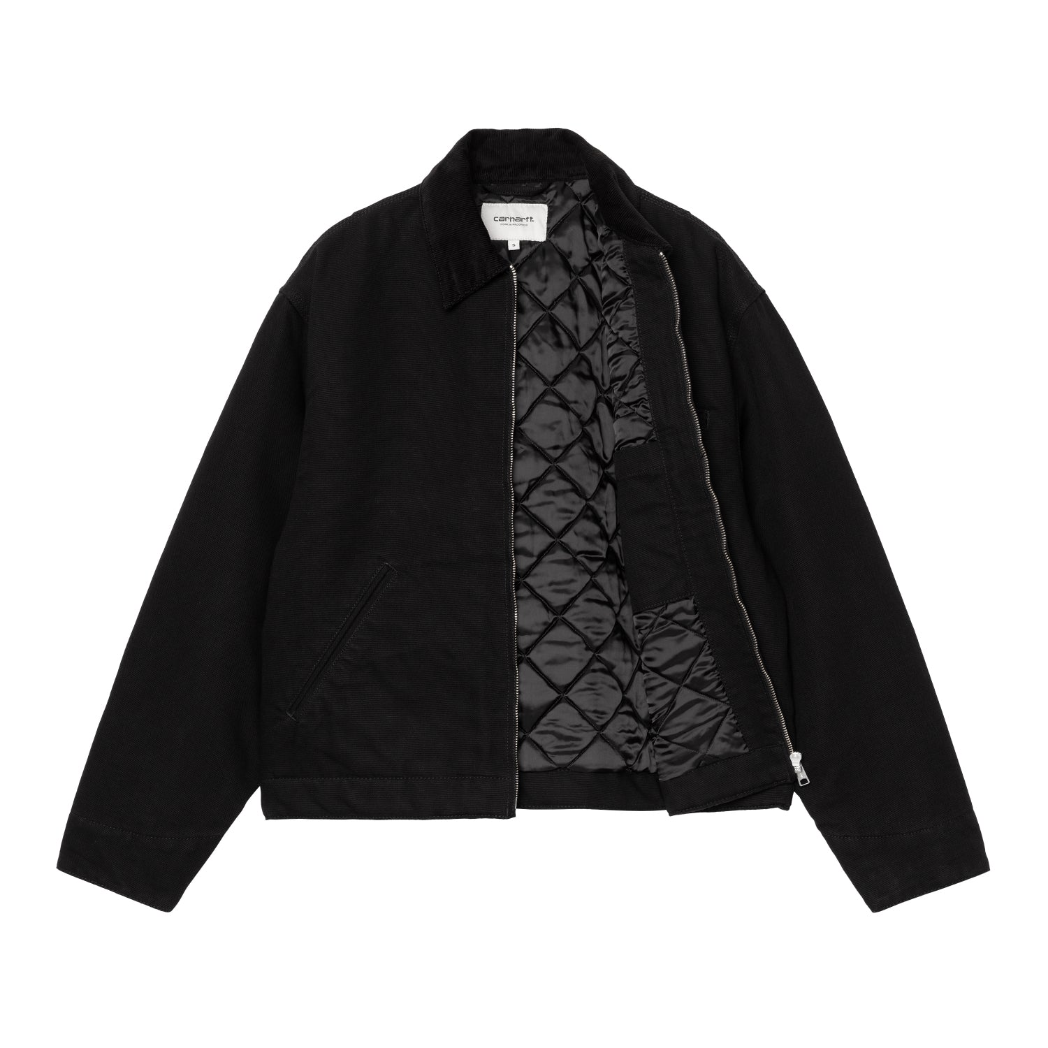 W' OG Detroit Jacket - Black / Black rinsed 7