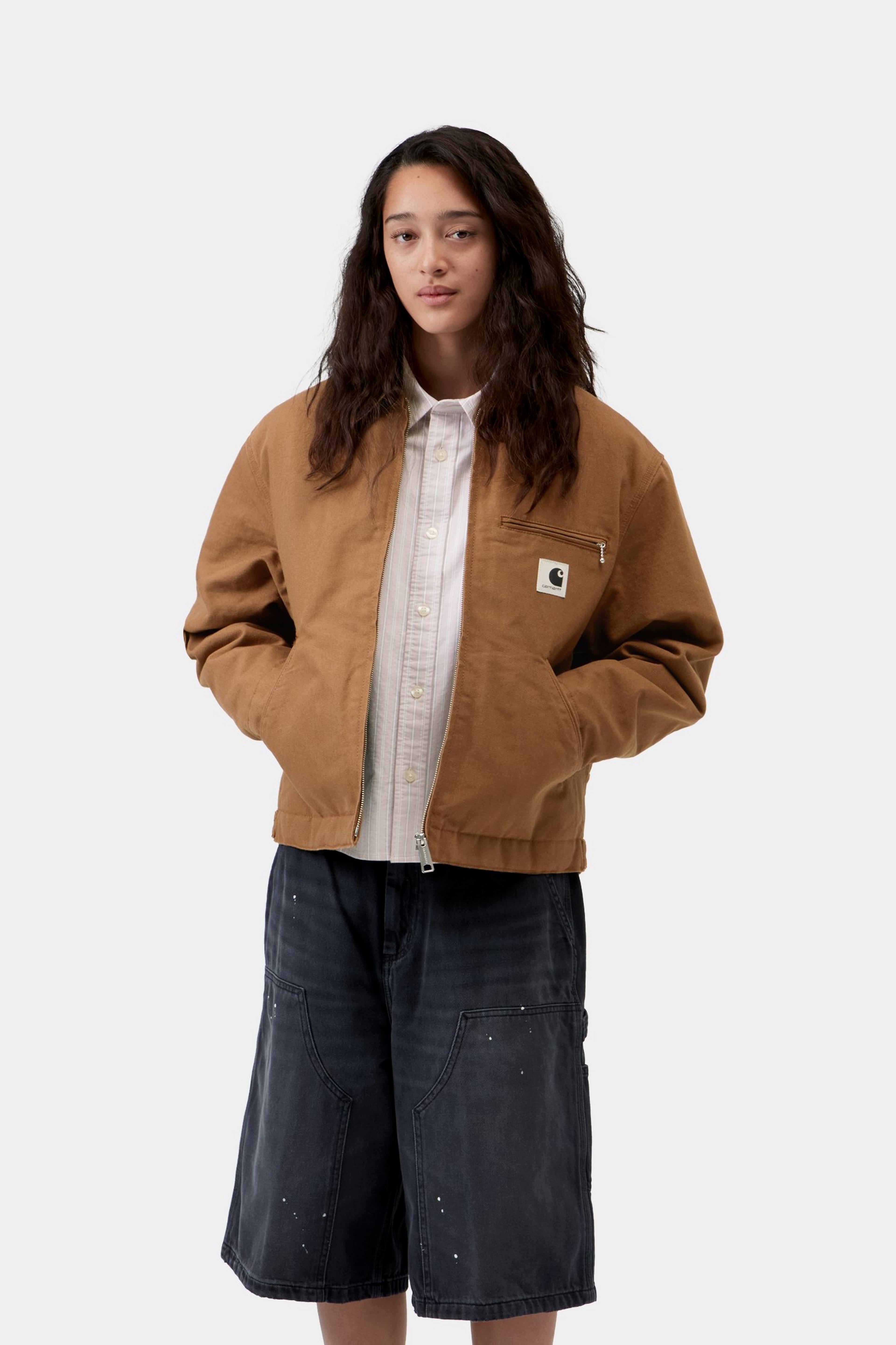 W' OG Detroit Jacket - WIP H Brown / Tobacco rinsed 4