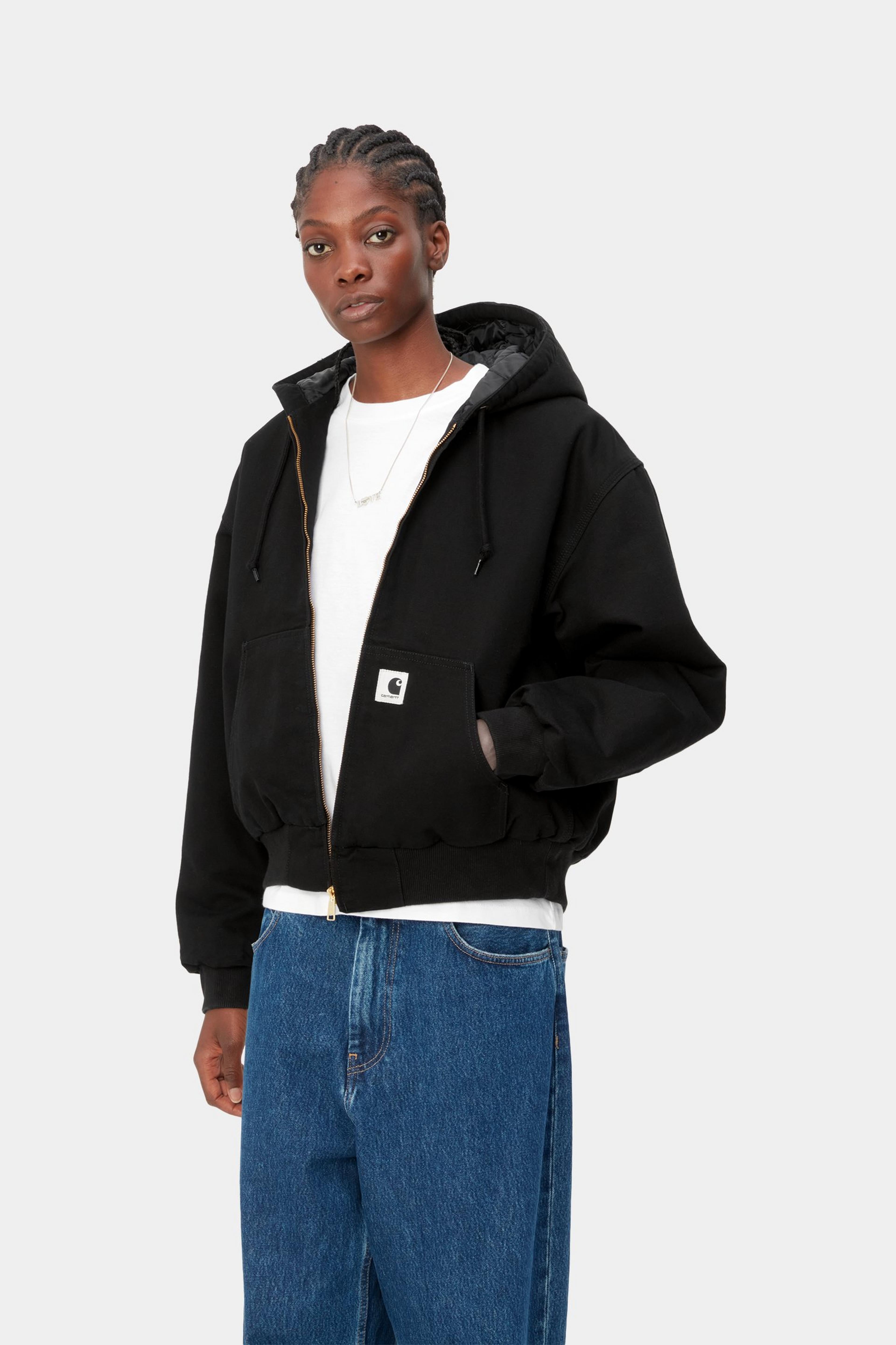 W' OG Active Jacket - Black rinsed 2